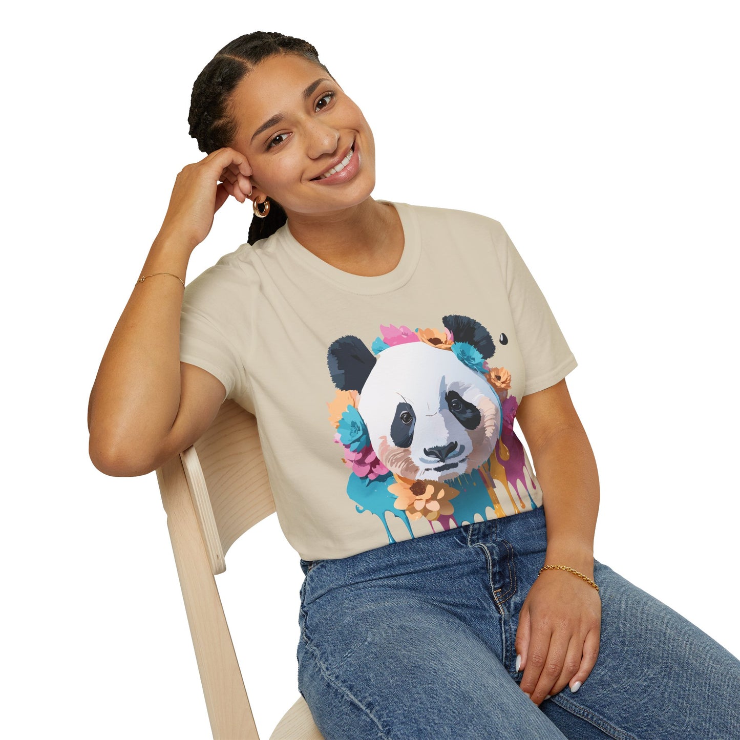 Panda Shirt, T Shirt with Panda, Animal Shirt, Tee Shirt with Animals