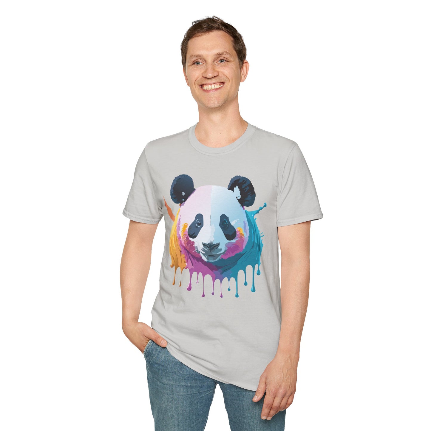 Panda Shirt, T Shirt with Panda, Animal Shirt, Tee Shirt with Animals