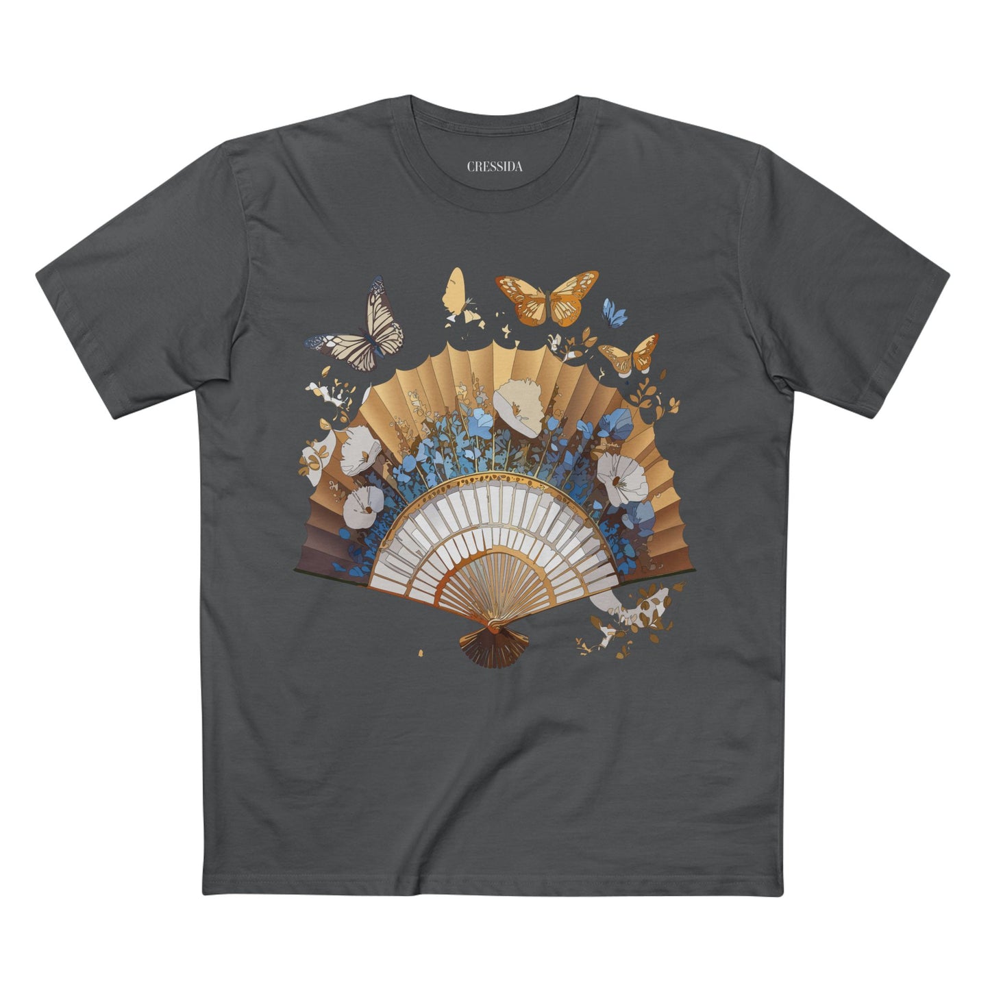 Fan shirt, Shirt with Fan, Tee Shirt with Antique Fan