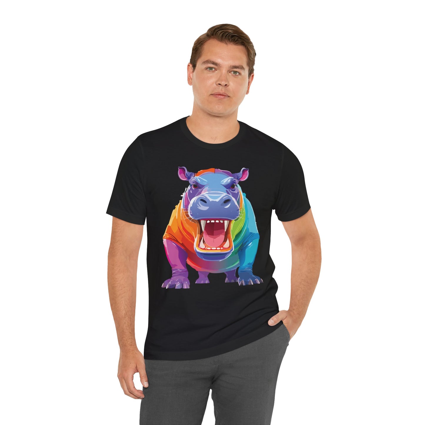 Unisex Animal Shirt, Tee Shirt with Animals, Art Design Tee Shirt, Wild Animals Shirt