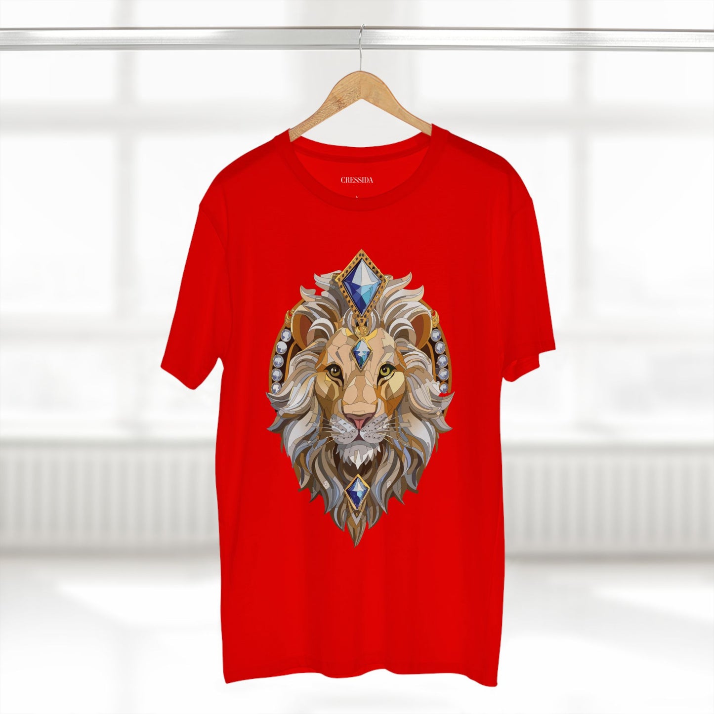 Unisex Animal Medallion Graphic Tee 100 Percent Cotton Premium Shirt