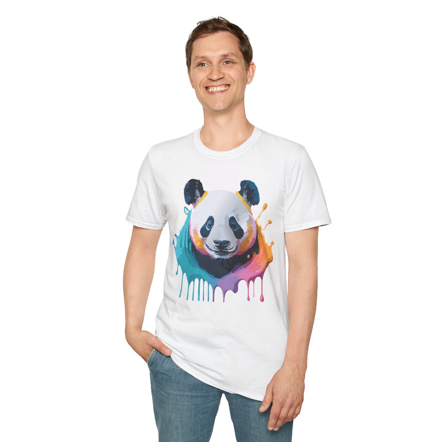 Panda Shirt, T Shirt with Panda, Animal Shirt, Tee Shirt with Animals