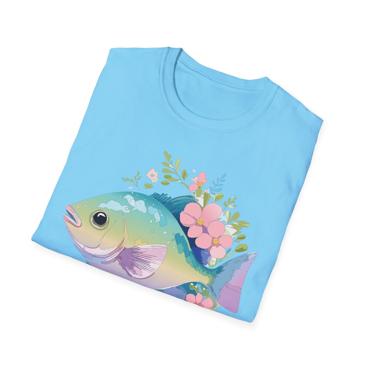 Fish Art Design Shirt, T Shirt with Fish, Graphic Shirt, Tee Shirt with Graphic Design, Shirt with Fish Graphic Art
