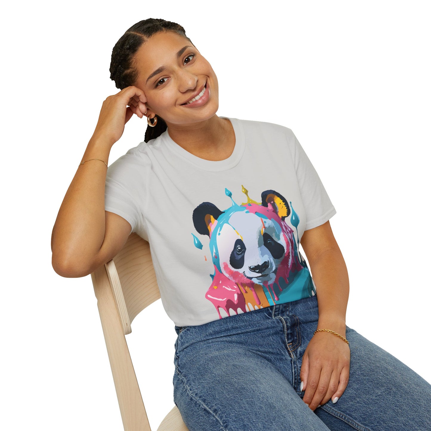 Panda Shirt, T Shirt with Panda, Animal Shirt, Tee Shirt with Animals
