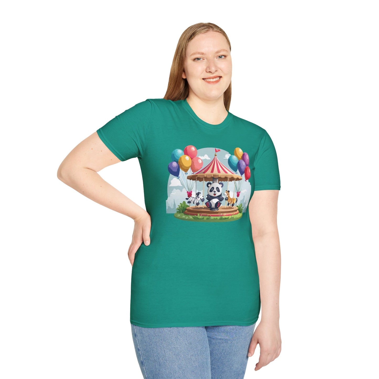 Panda Shirt, T Shirt with Panda, Animal Shirt, Tee Shirt with Animals