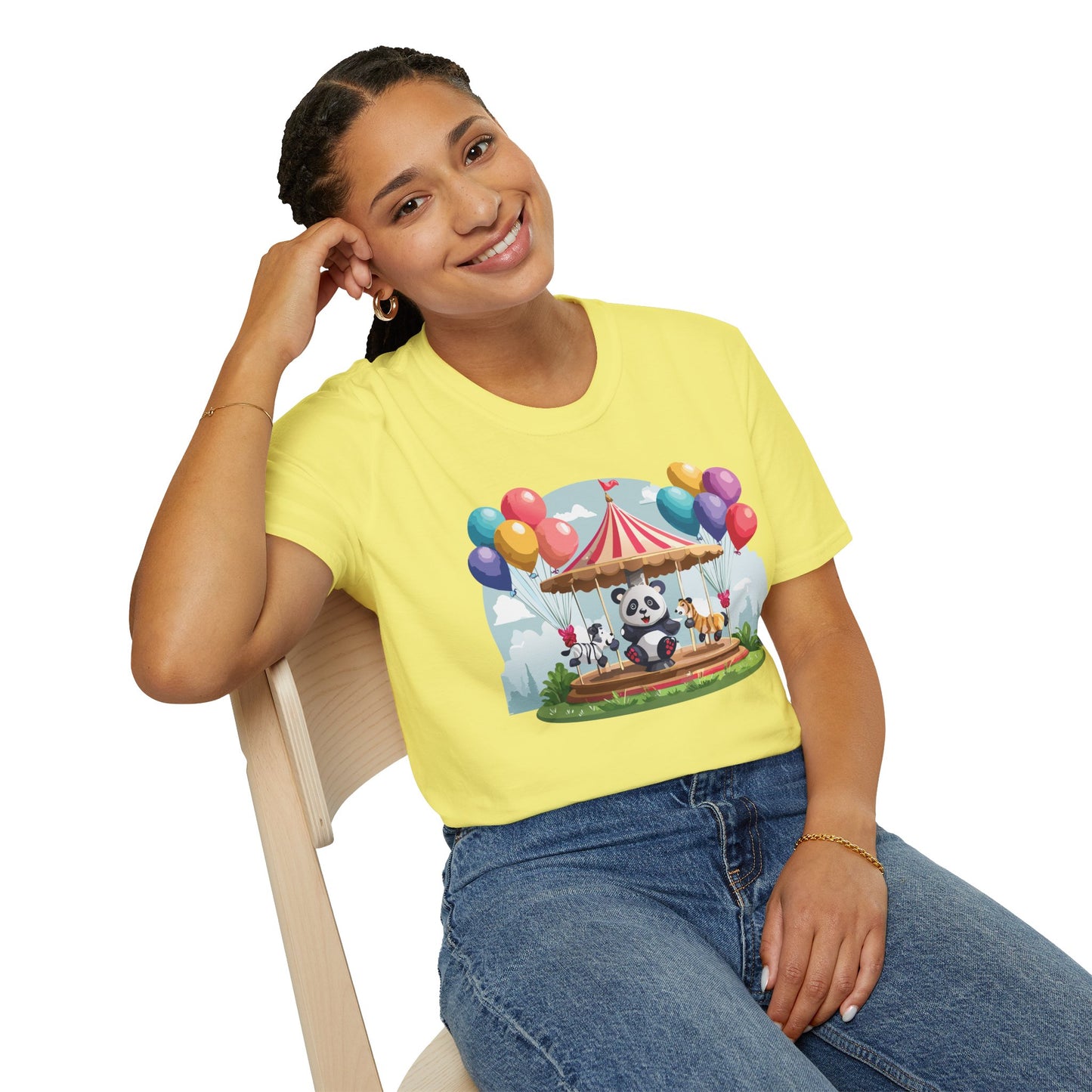 Panda Shirt, T Shirt with Panda, Animal Shirt, Tee Shirt with Animals