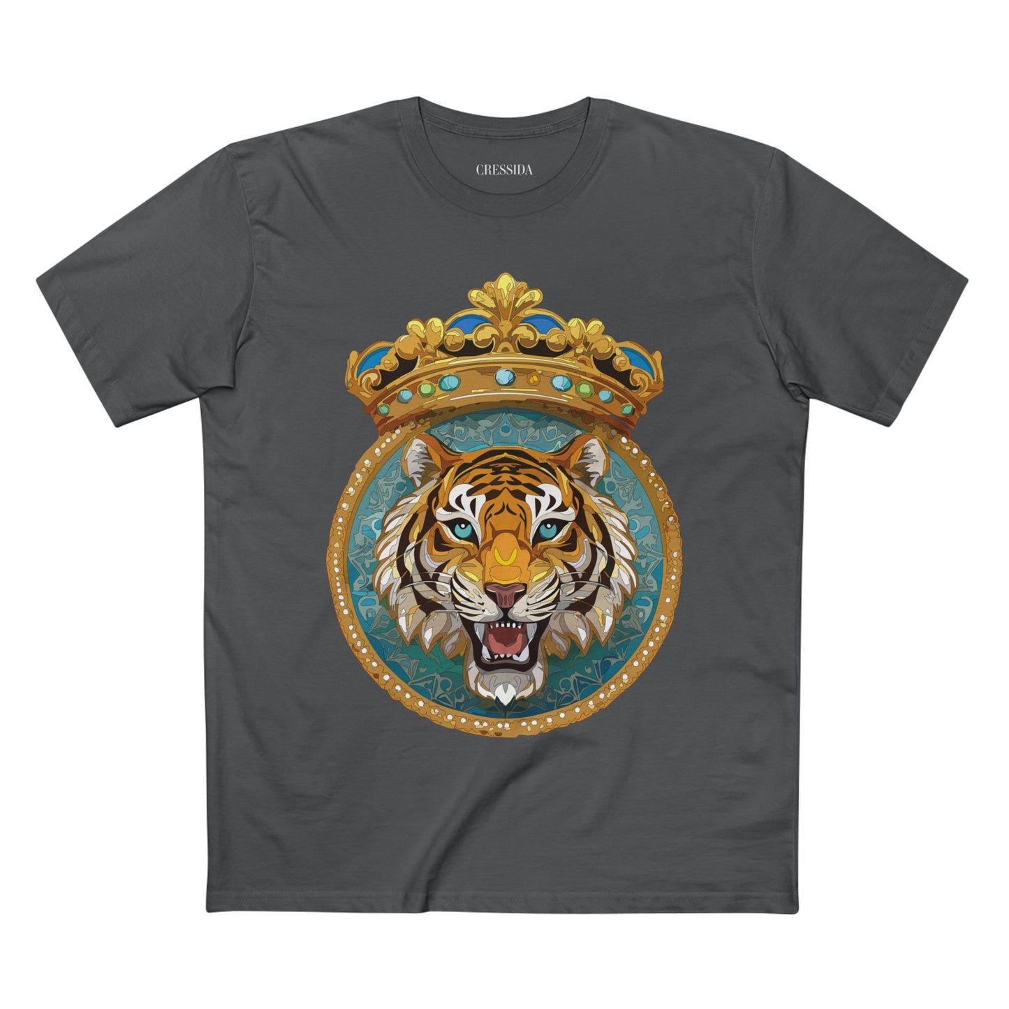 Unisex Animal Art Tee With Antique Medallion Design Premium Cotton Shirt