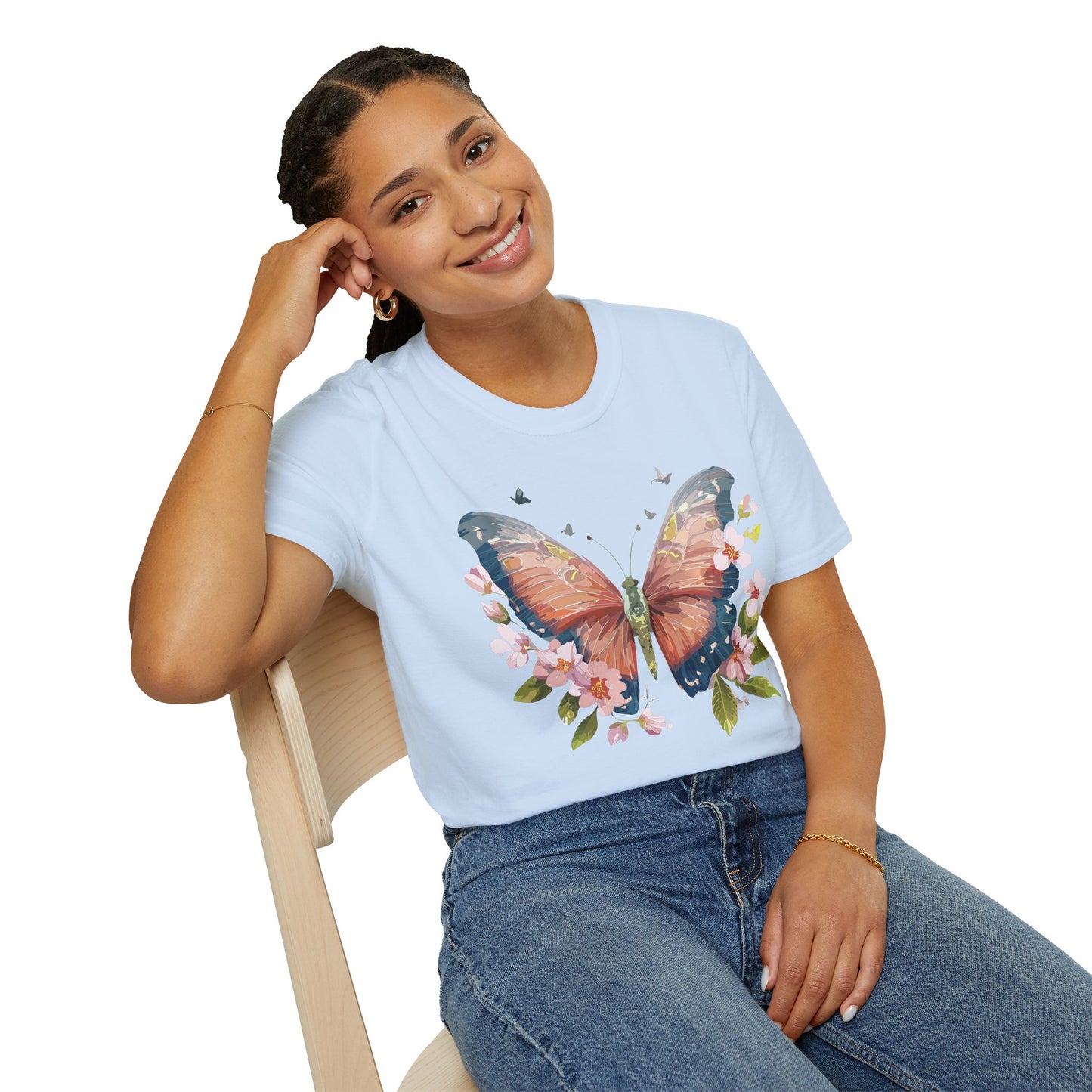 Butterfly Shirt, T Shirt with Butterfly, Monarch Shirt