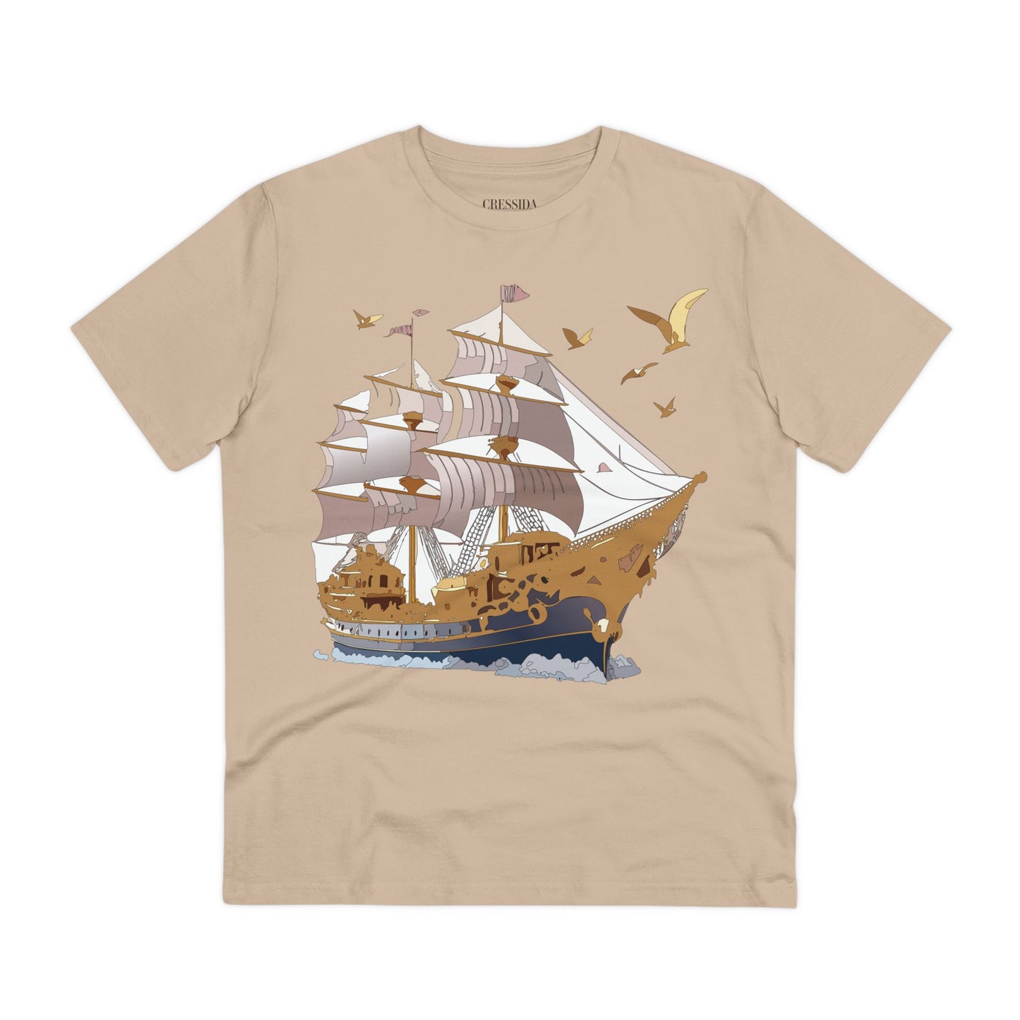 Organic T-shirt with Ship