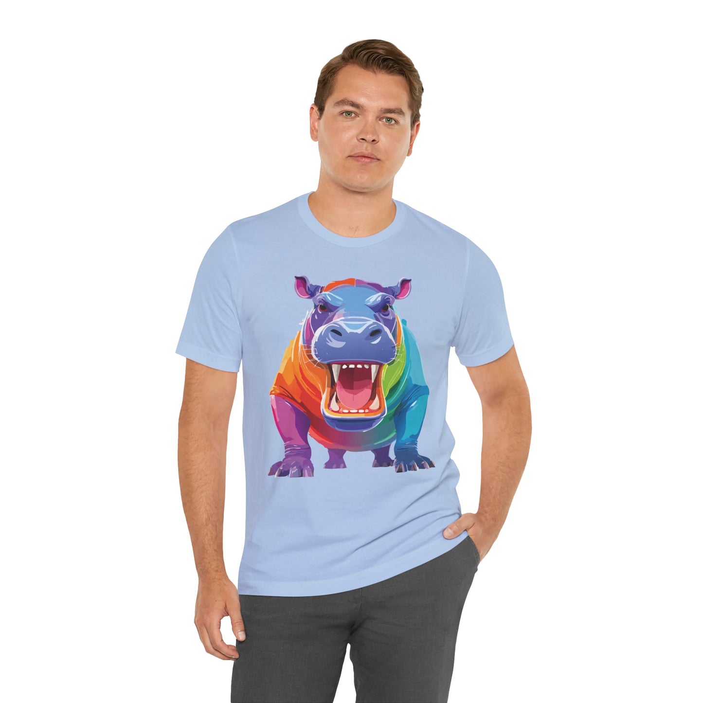 Unisex Animal Shirt, Tee Shirt with Animals, Art Design Tee Shirt, Wild Animals Shirt