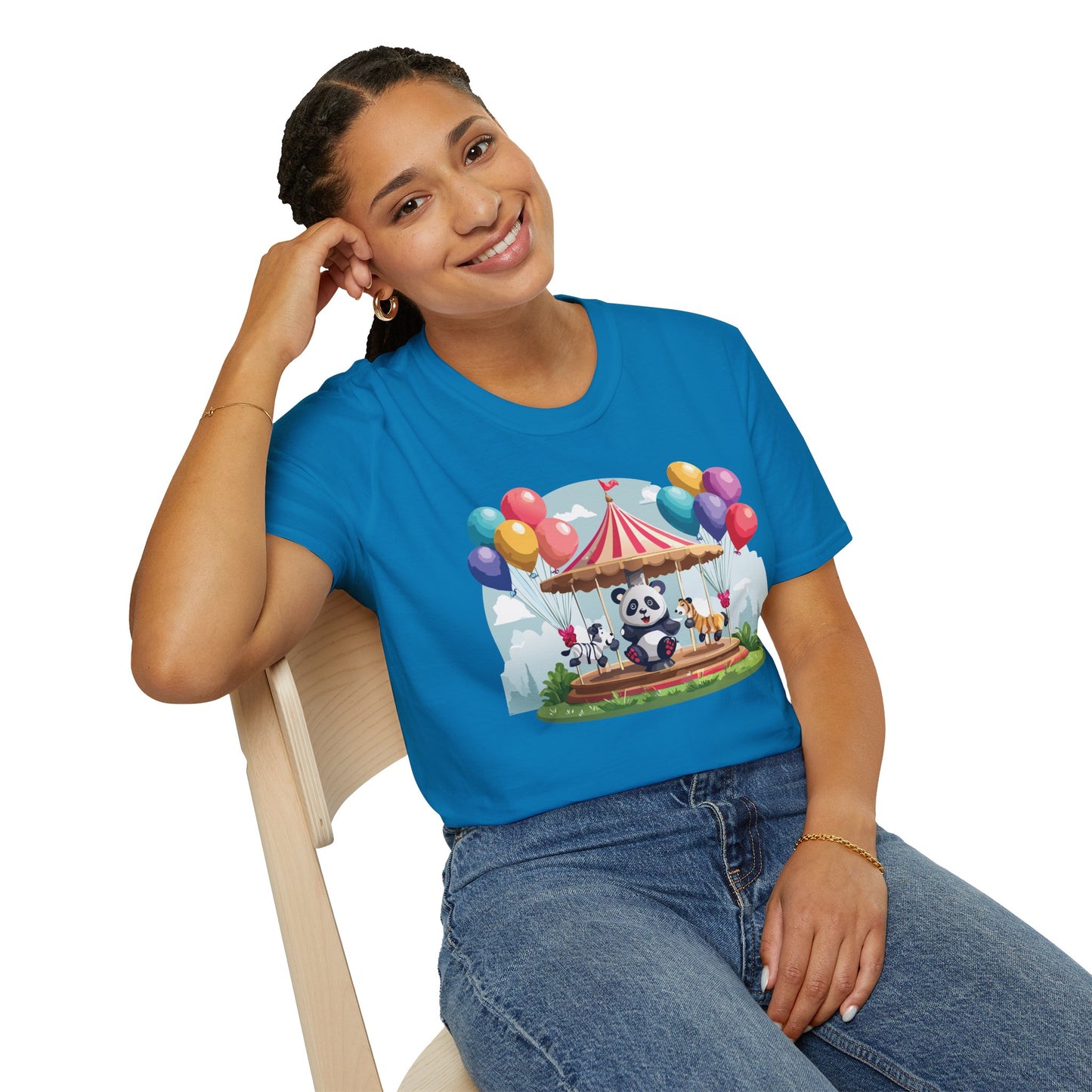 Panda Shirt, T Shirt with Panda, Animal Shirt, Tee Shirt with Animals