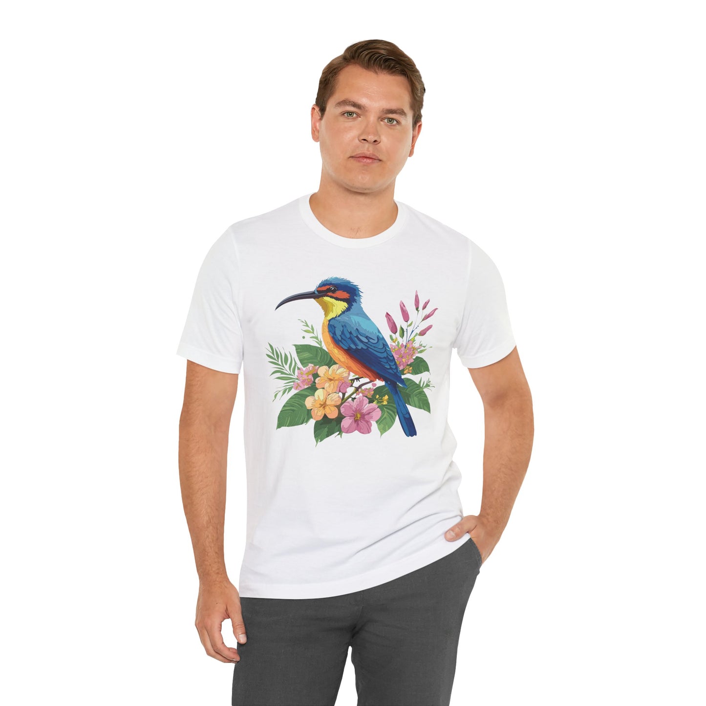 Unisex Animal Shirt, Tee Shirt with Animals, Art Design Tee Shirt, Wild Animals Shirt