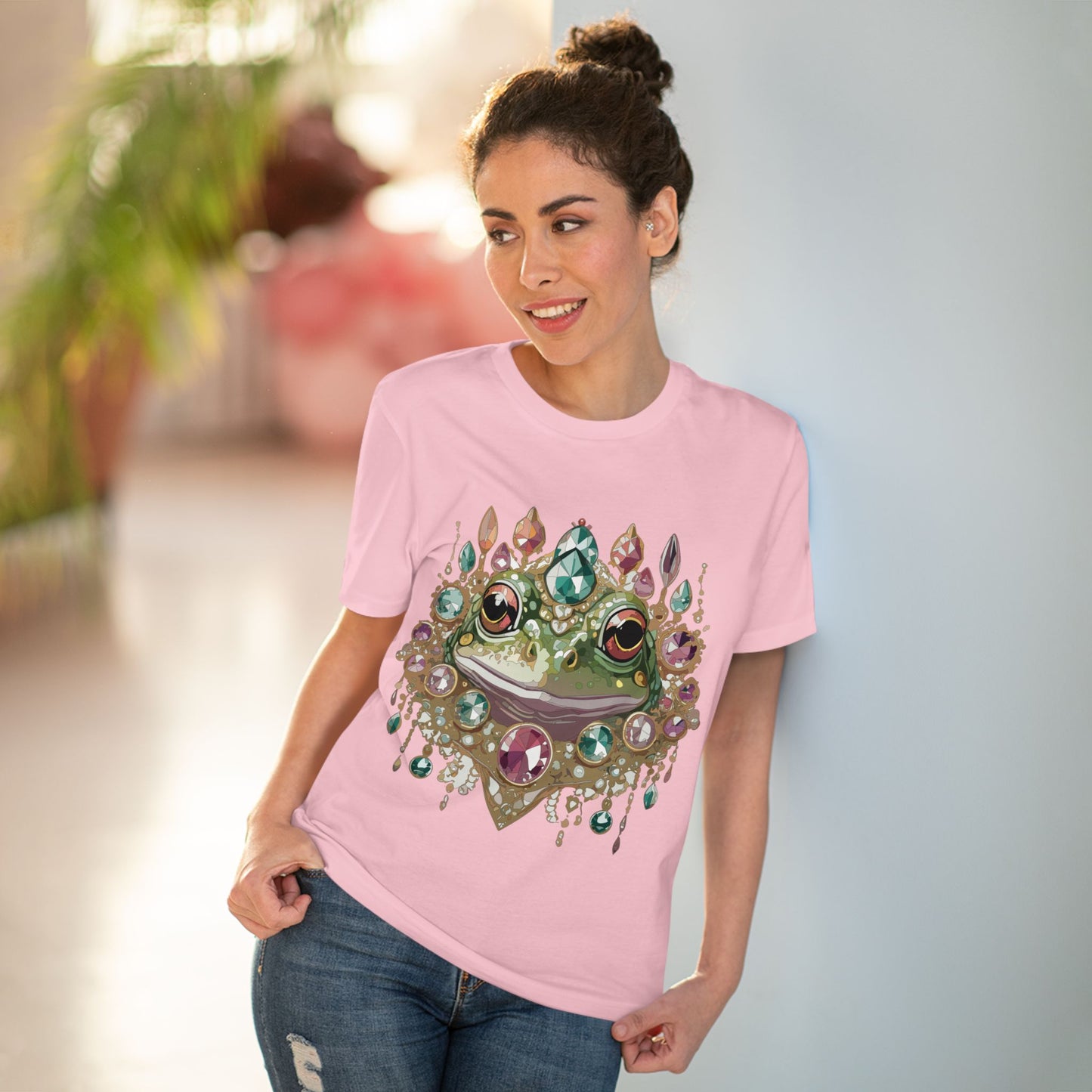 Organic T-shirt with Animals - Frog