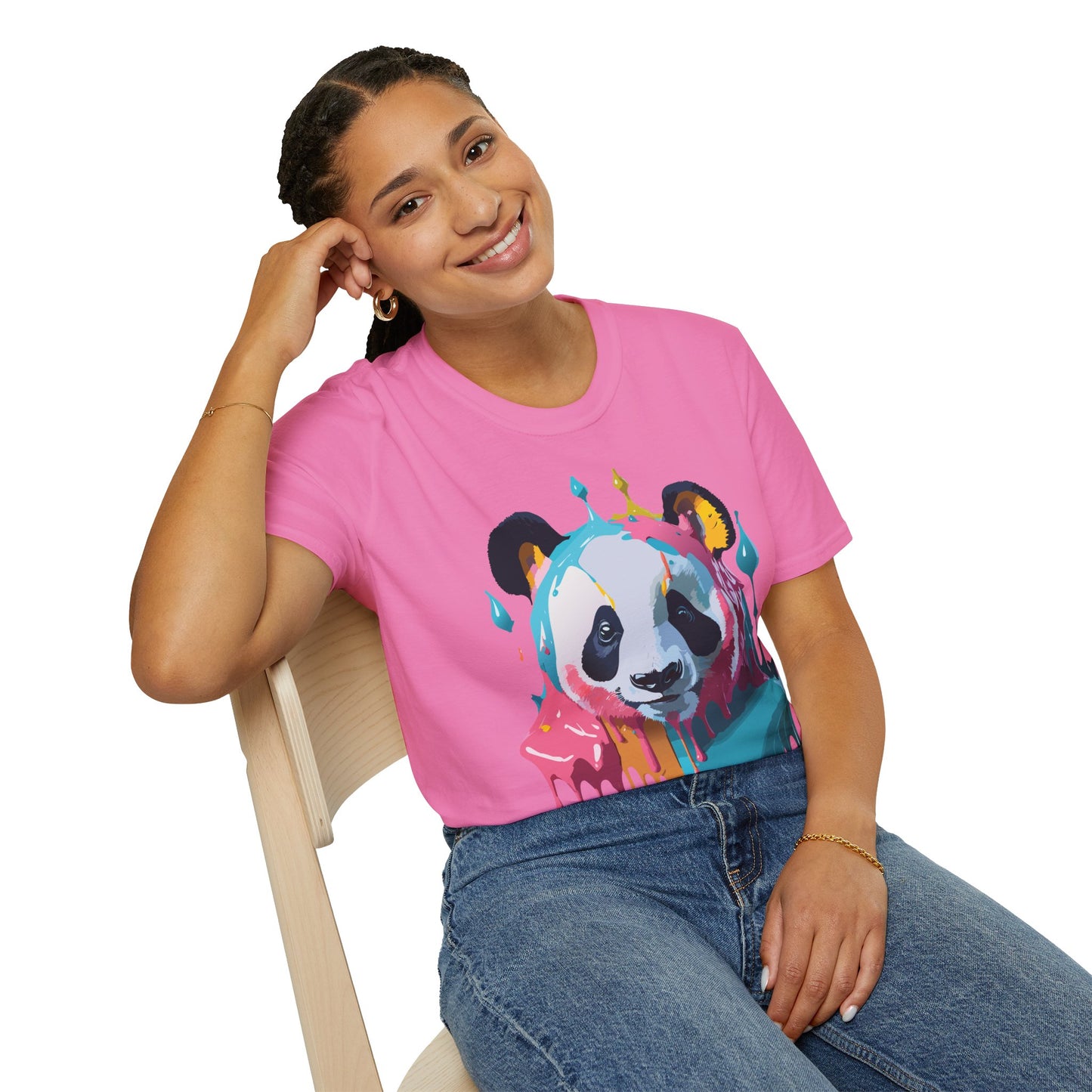 Panda Shirt, T Shirt with Panda, Animal Shirt, Tee Shirt with Animals