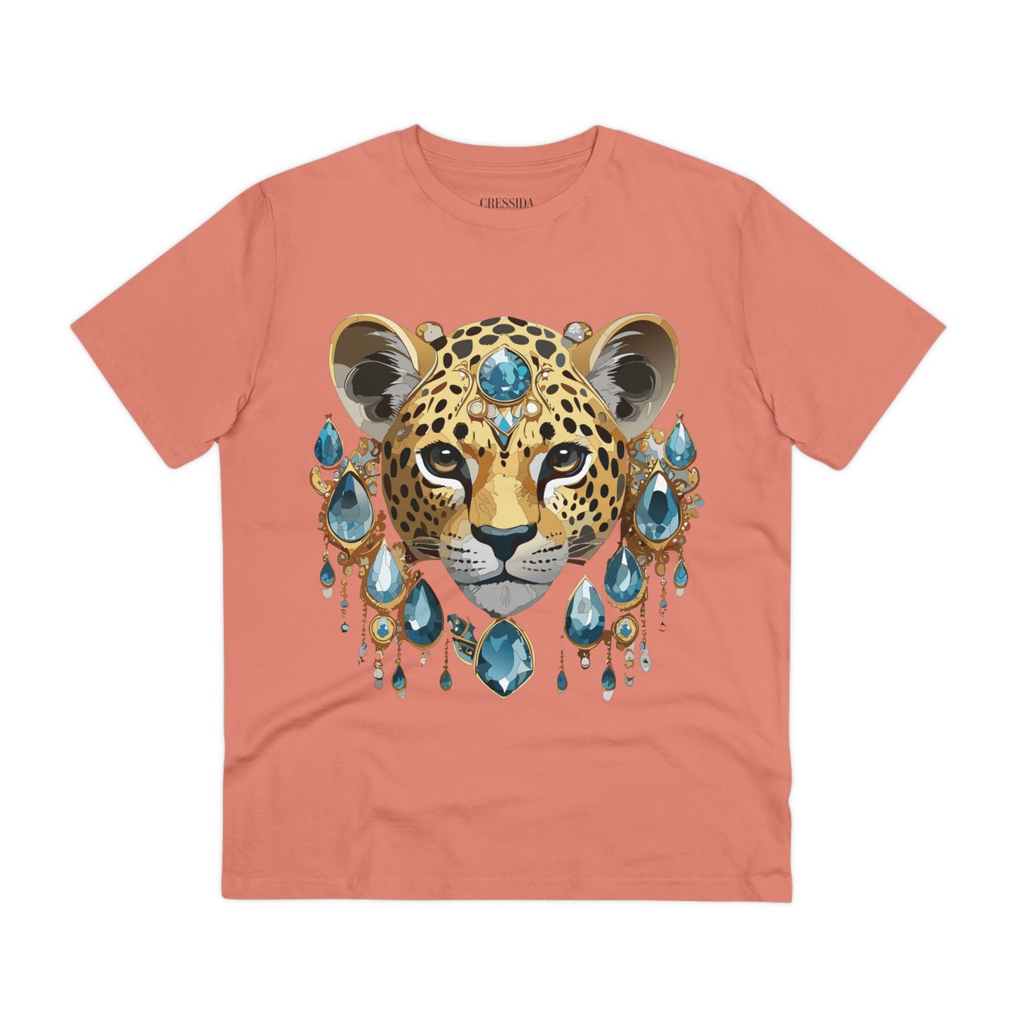 Organic T-shirt with Animals - Cheetah