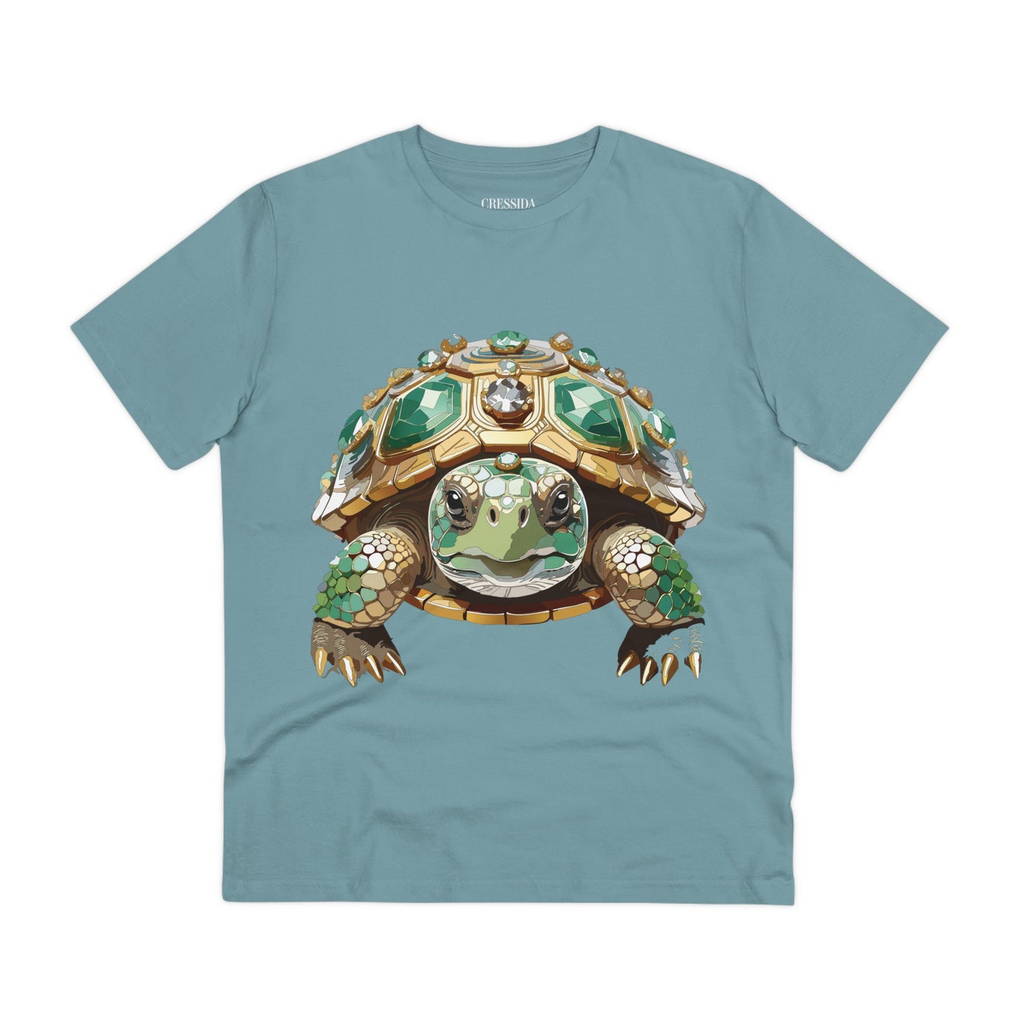 Organic T-shirt with Animals - Turtle