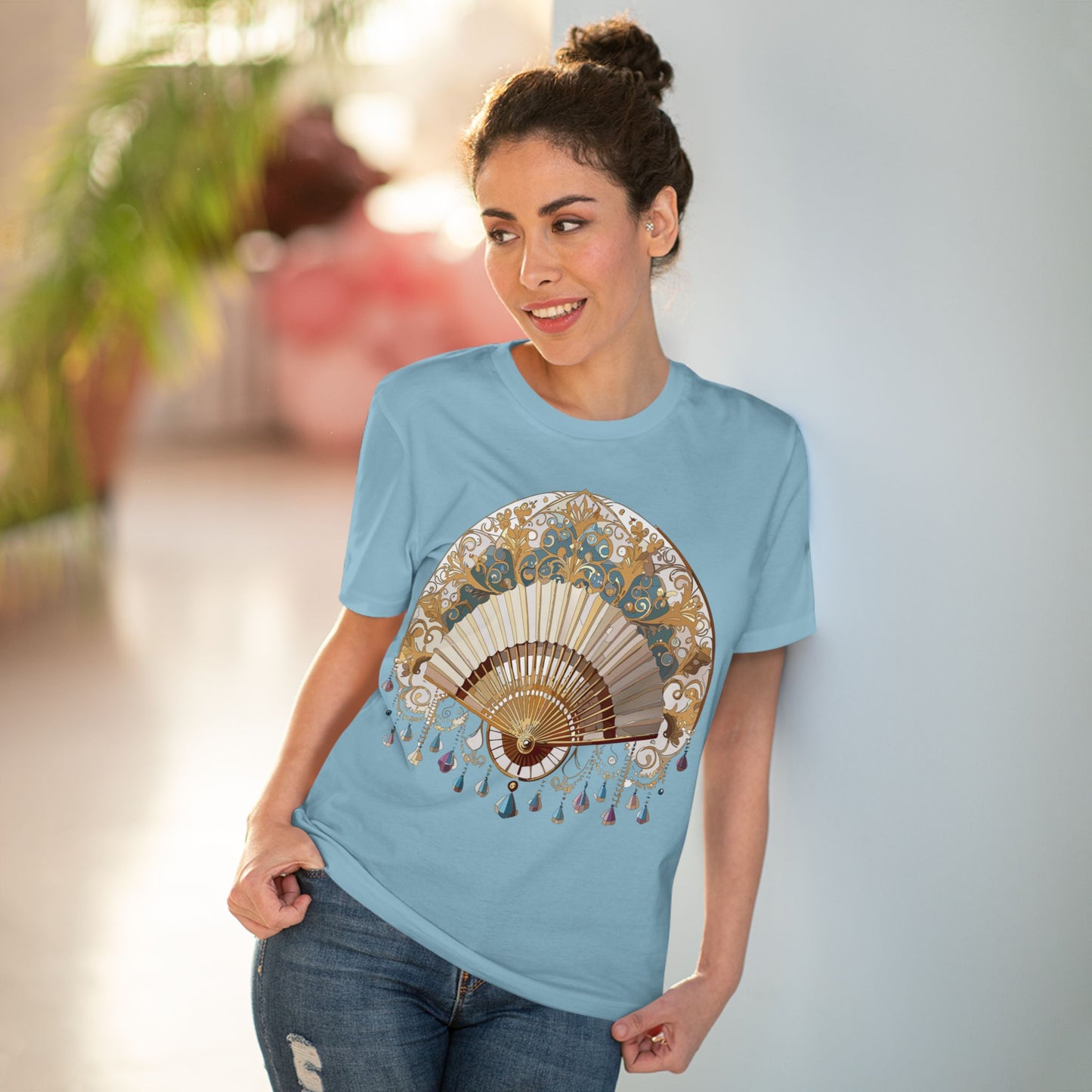 Organic T-shirt with Fan