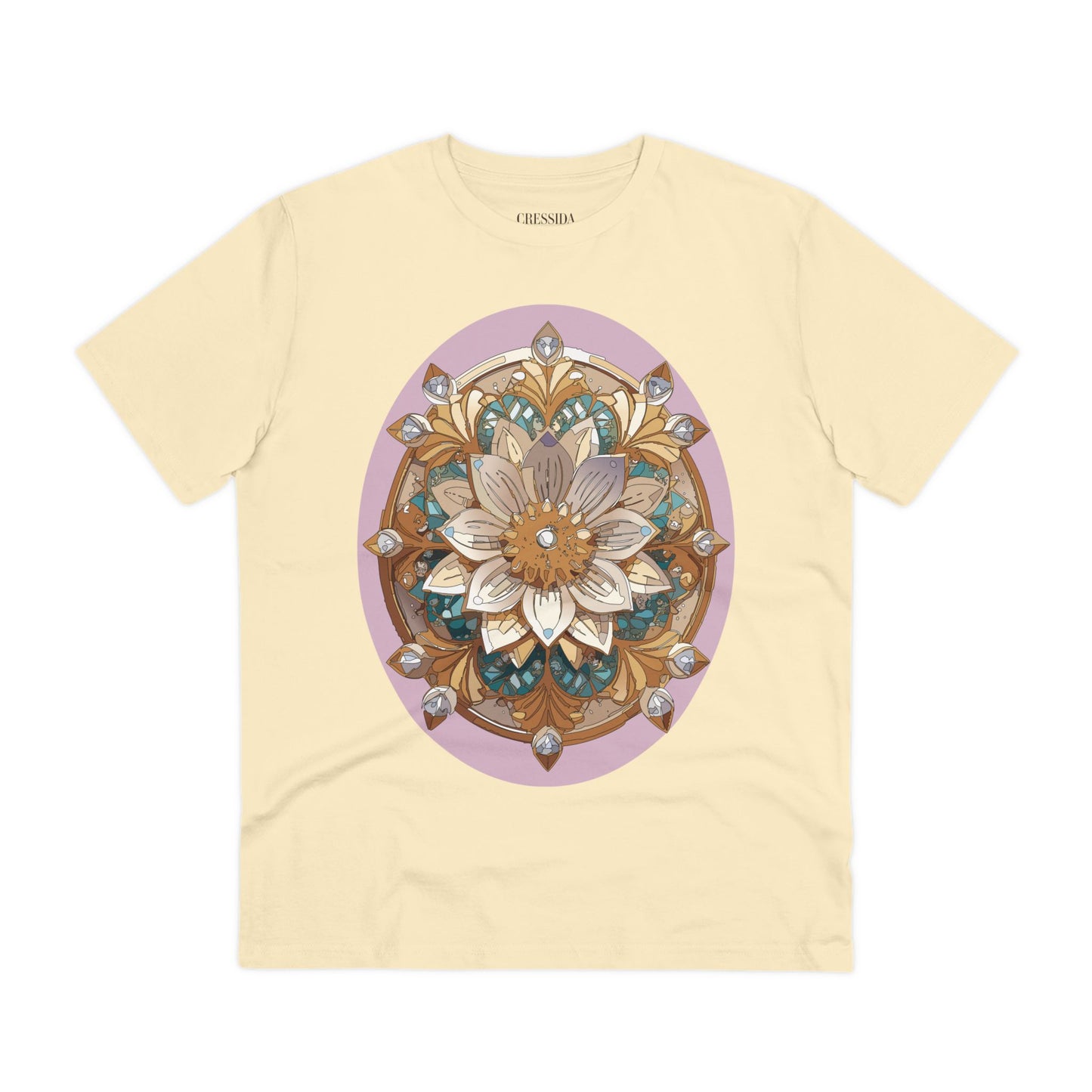 Organic T-shirt with Flower