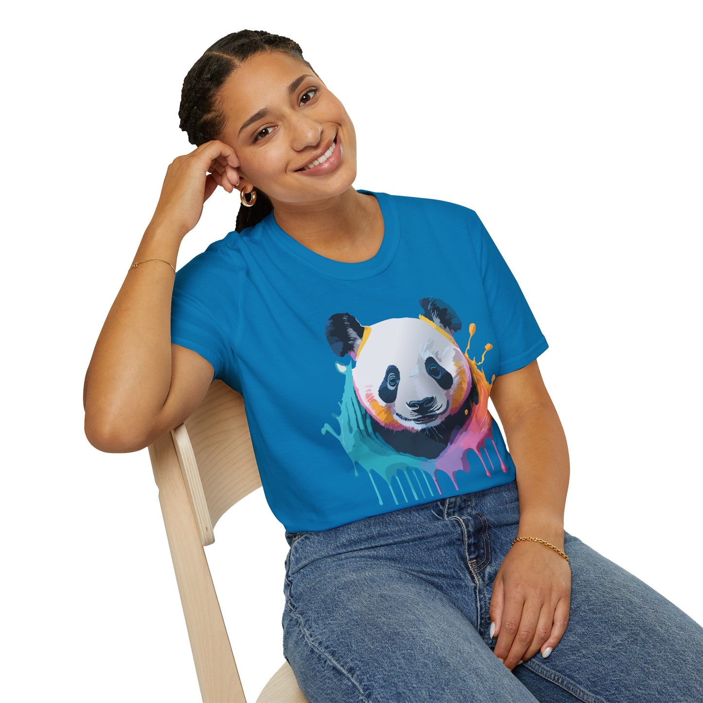 Panda Shirt, T Shirt with Panda, Animal Shirt, Tee Shirt with Animals