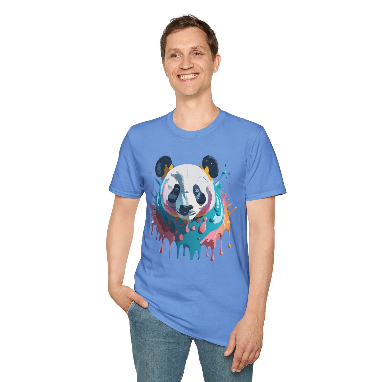 Panda Shirt, T Shirt with Panda, Animal Shirt, Tee Shirt with Animals