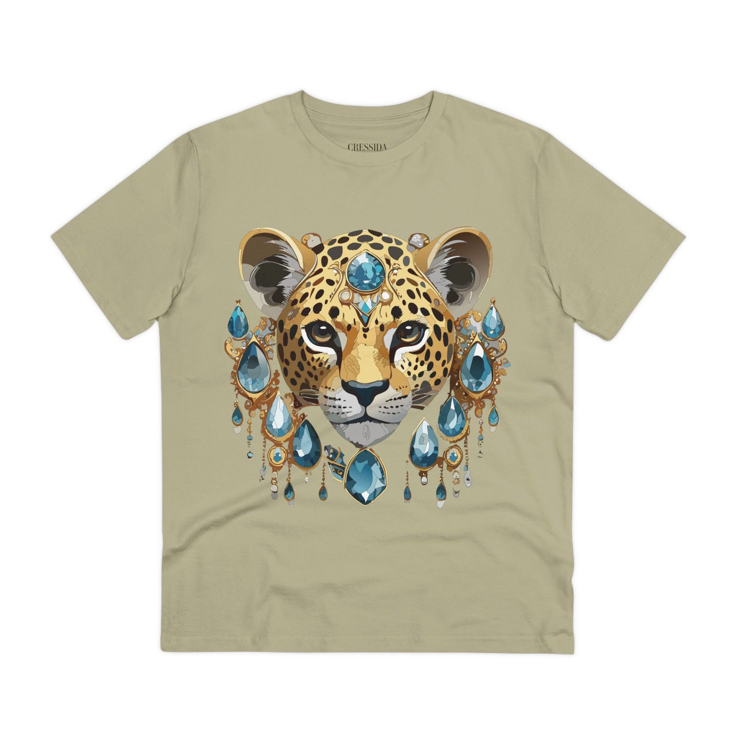 Organic T-shirt with Animals - Cheetah