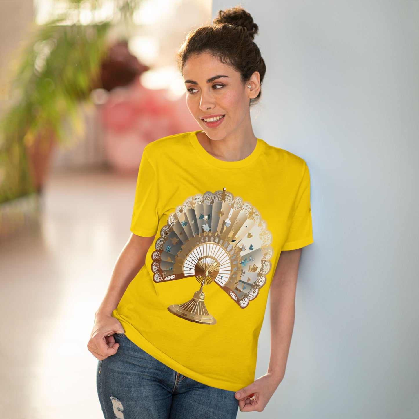 Organic T-shirt with Fan