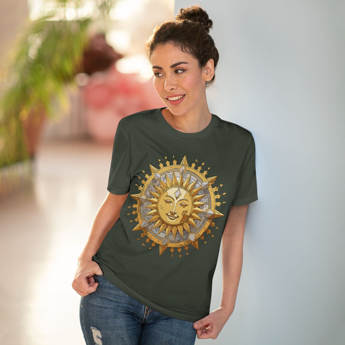 Organic T-shirt with Sun