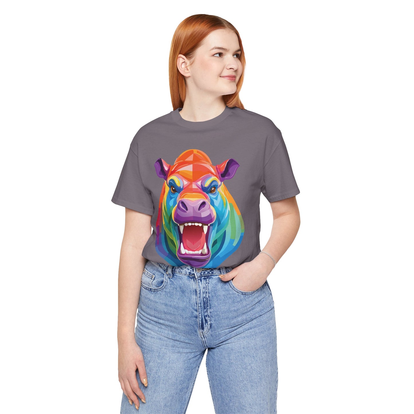 Unisex Animal Shirt, Tee Shirt with Animals, Art Design Tee Shirt, Wild Animals Shirt