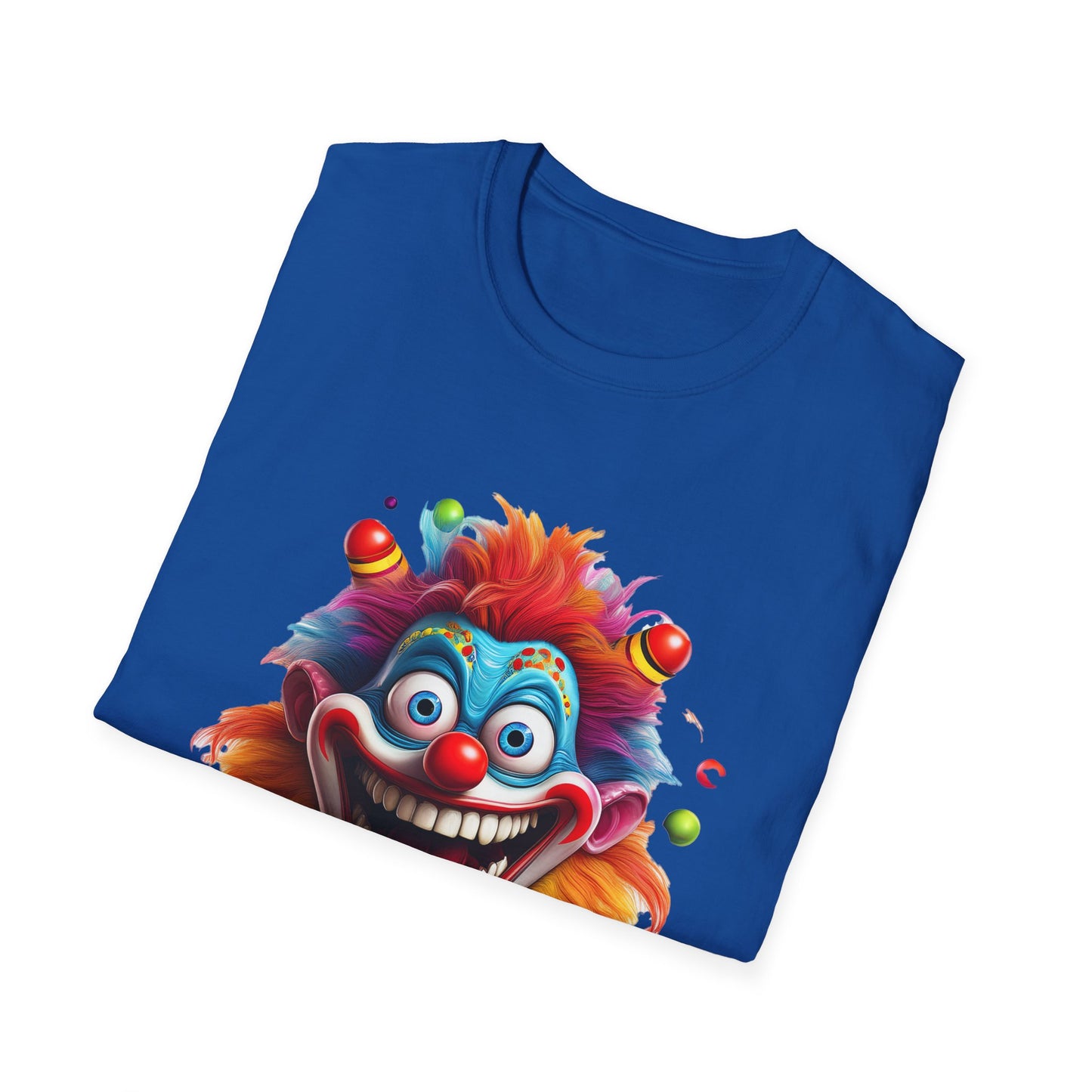 Clown Shirt, T Shirt with Clown, Funny Man Shirt, Tee Shirt with Funny Man, Circus Shirt, Shirt with Circus, Scary Man Shirt, Shirt with Scary Man