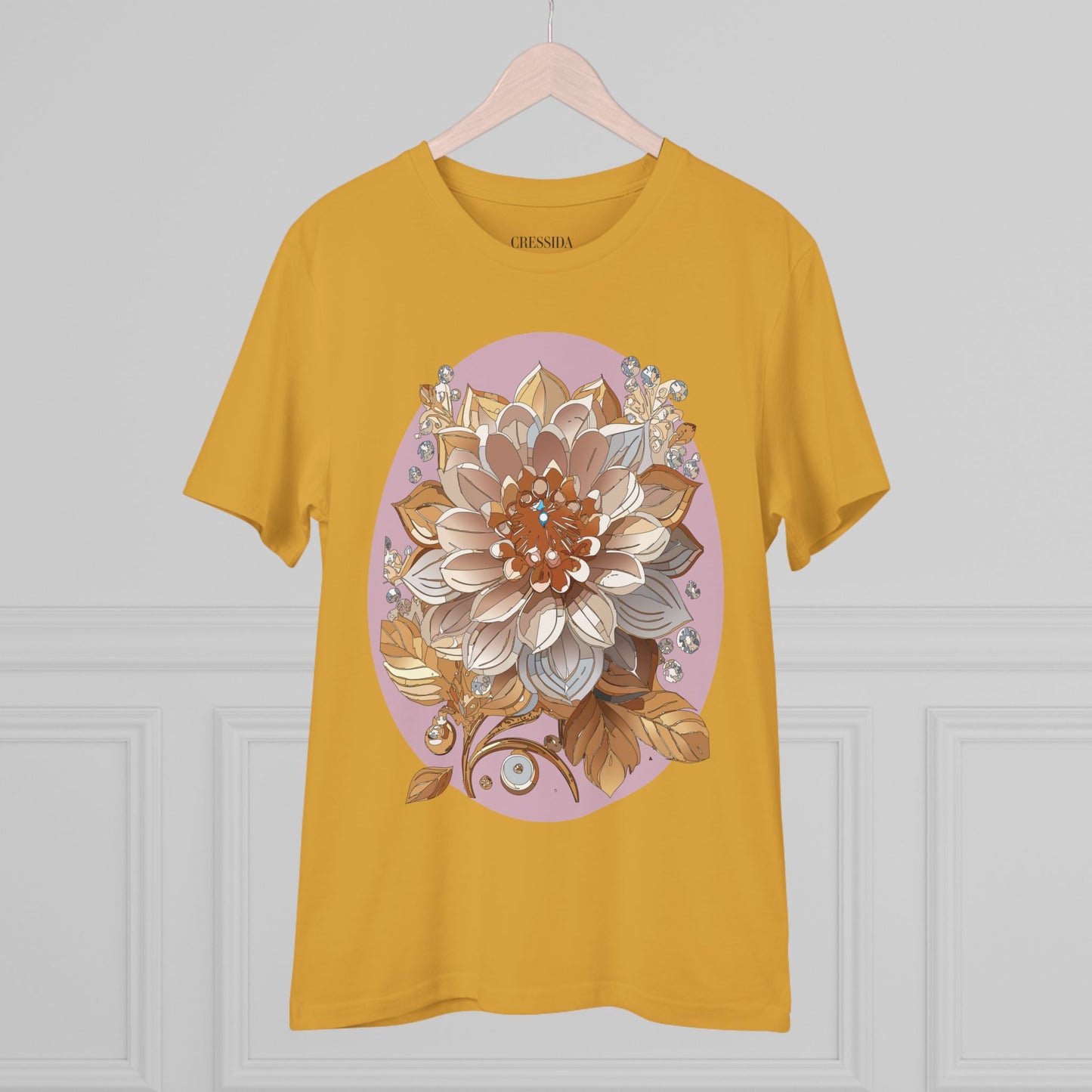 Organic T-shirt with Flower