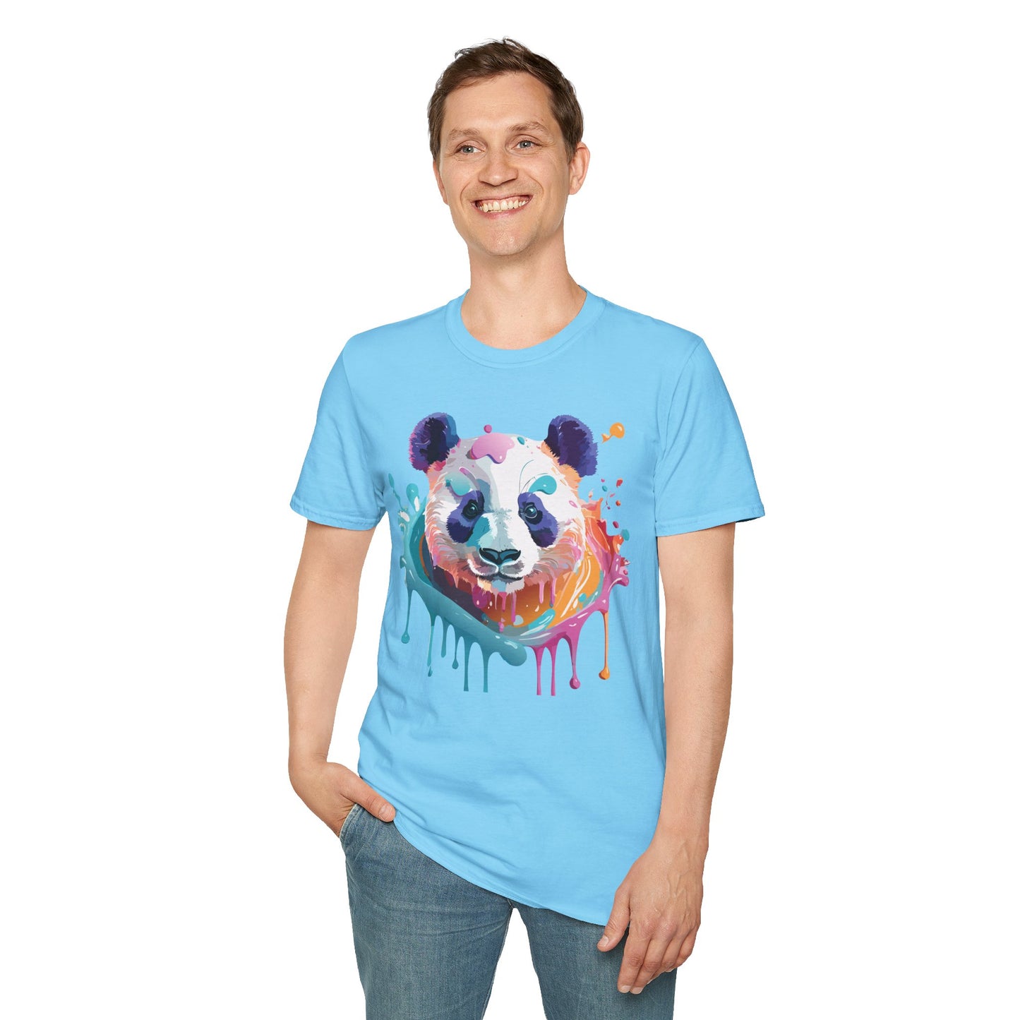Panda Shirt, T Shirt with Panda, Animal Shirt, Tee Shirt with Animals