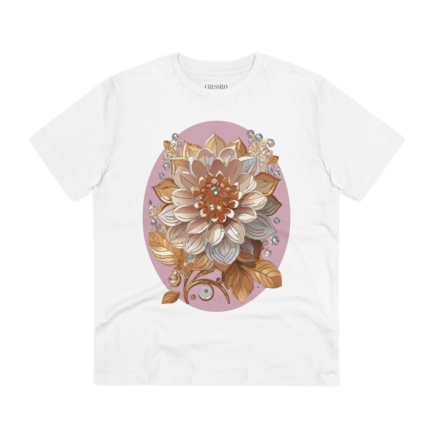 Organic T-shirt with Flower