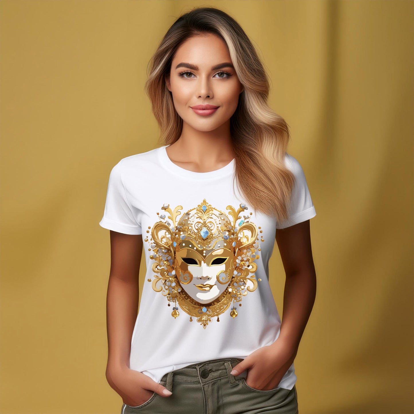 Unisex Mask Shirt Premium Cotton Tee With Unique Art Design Collection