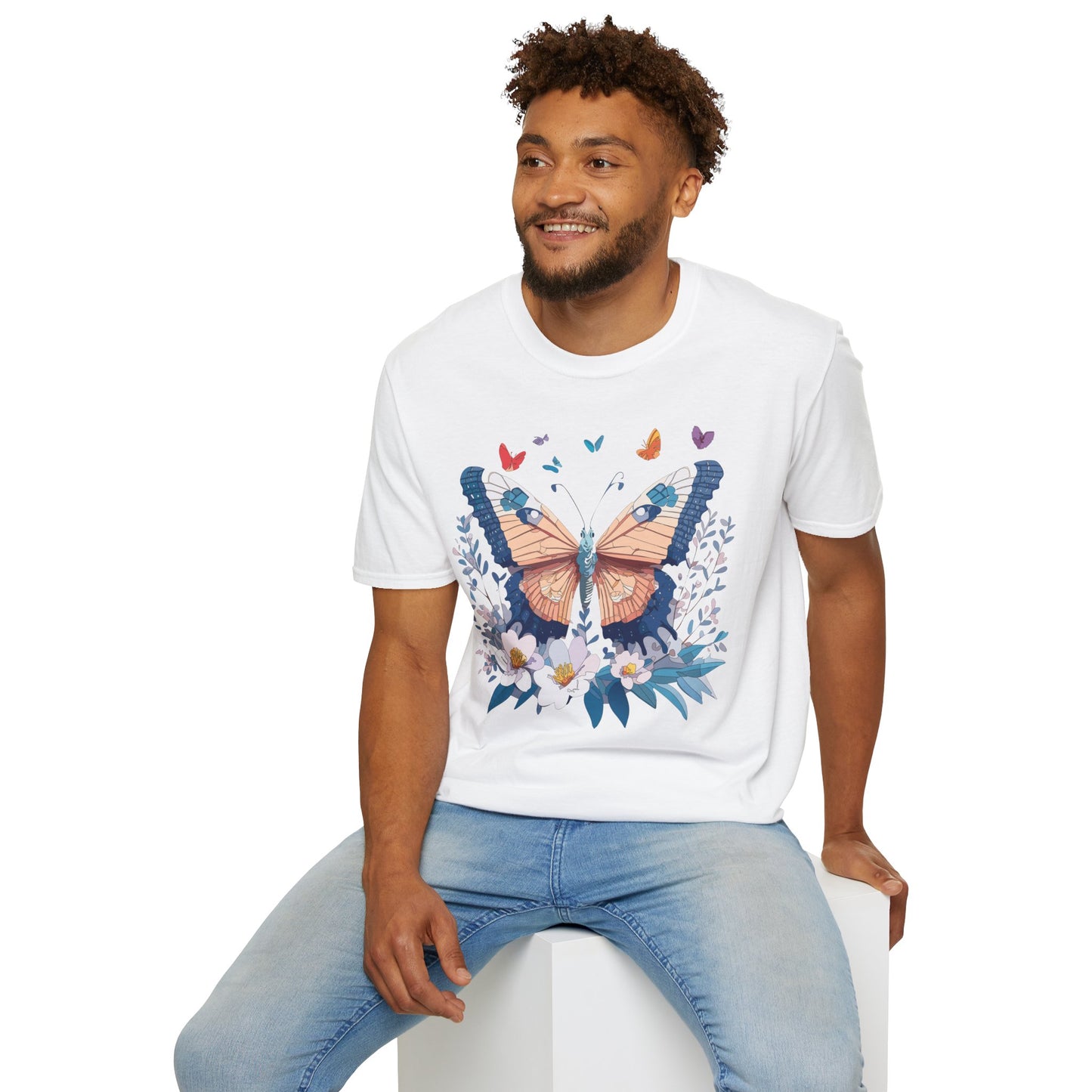 Butterfly Shirt, T Shirt with Butterfly, Monarch Shirt