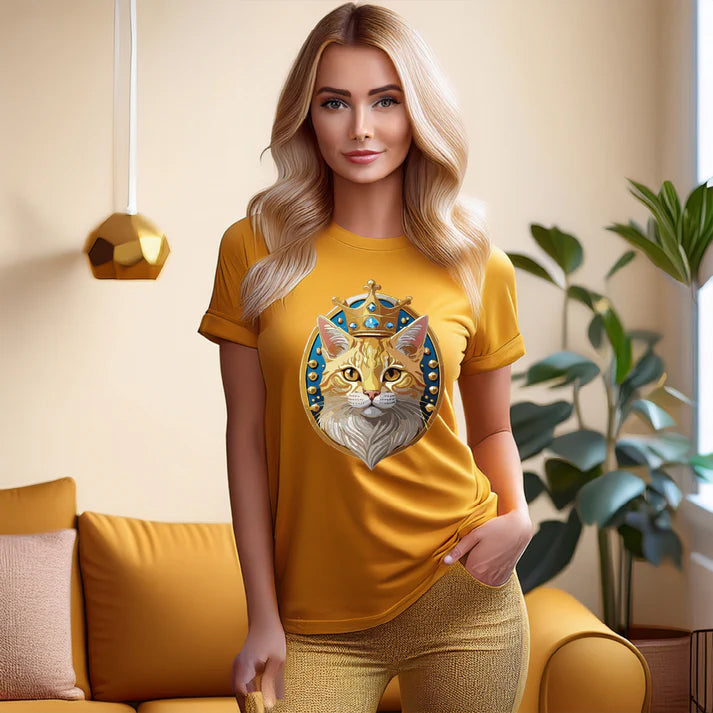 Premium Animal Medallion Tee Shirt With Antique Animal Artwork Unisex Cotton