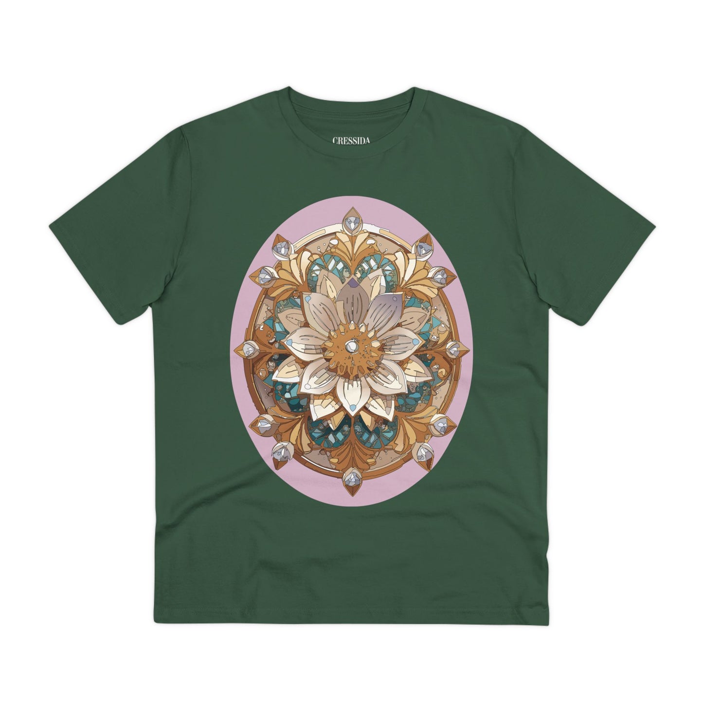 Organic T-shirt with Flower