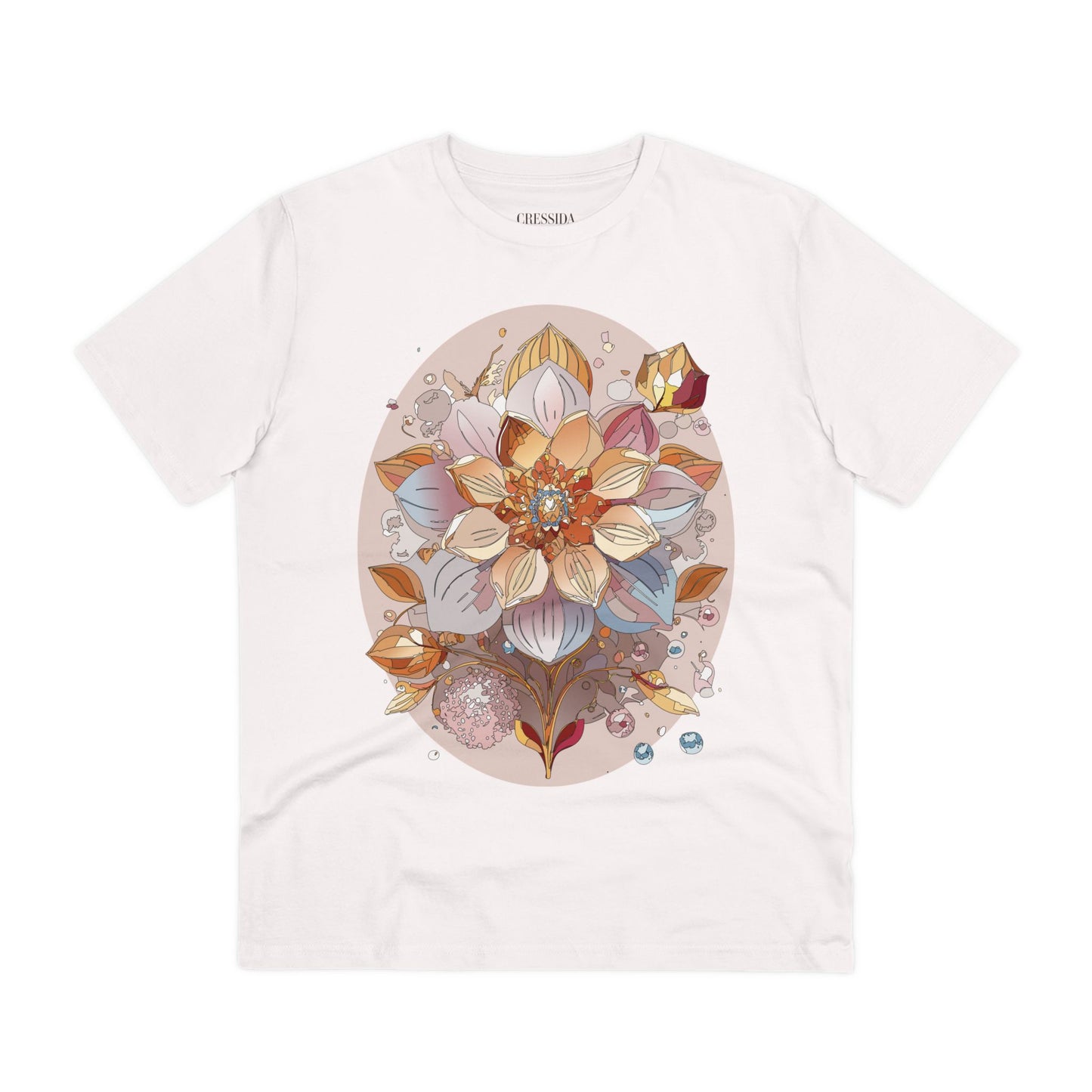 Organic T-shirt with Flower