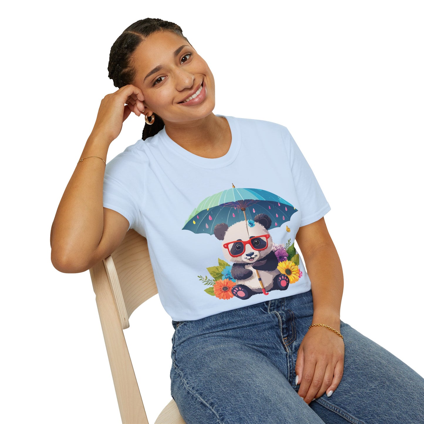 Panda Shirt, T Shirt with Panda, Animal Shirt, Tee Shirt with Animals