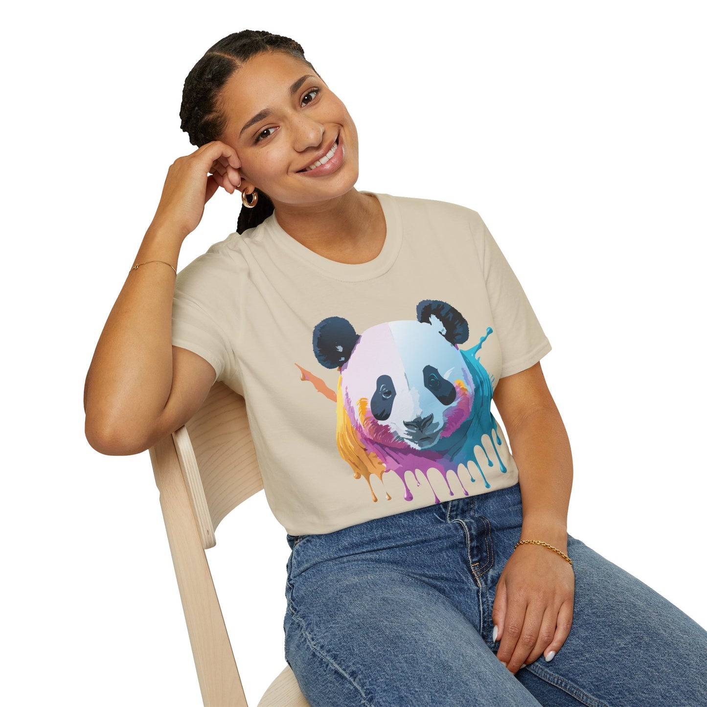 Panda Shirt, T Shirt with Panda, Animal Shirt, Tee Shirt with Animals