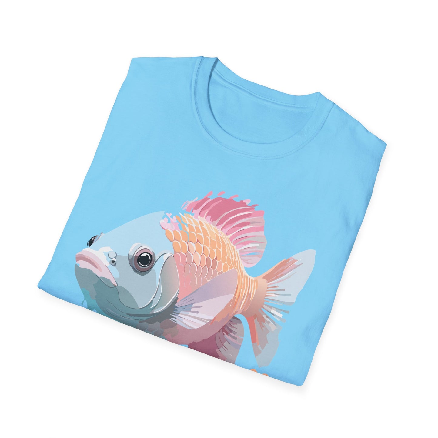 Copy of Fish Art Design Shirt, T Shirt with Fish, Graphic Shirt, Tee Shirt with Graphic Design, Shirt with Fish Graphic Art