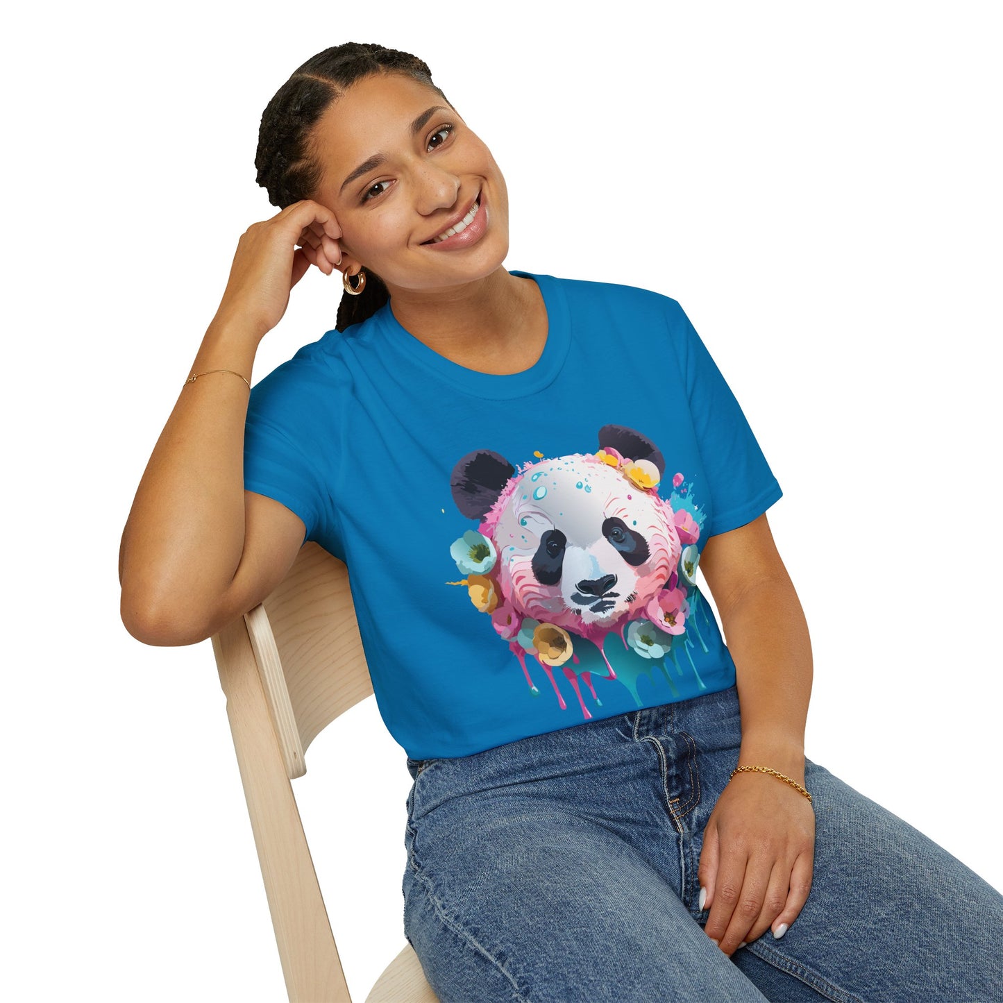 Panda Shirt, T Shirt with Panda, Animal Shirt, Tee Shirt with Animals