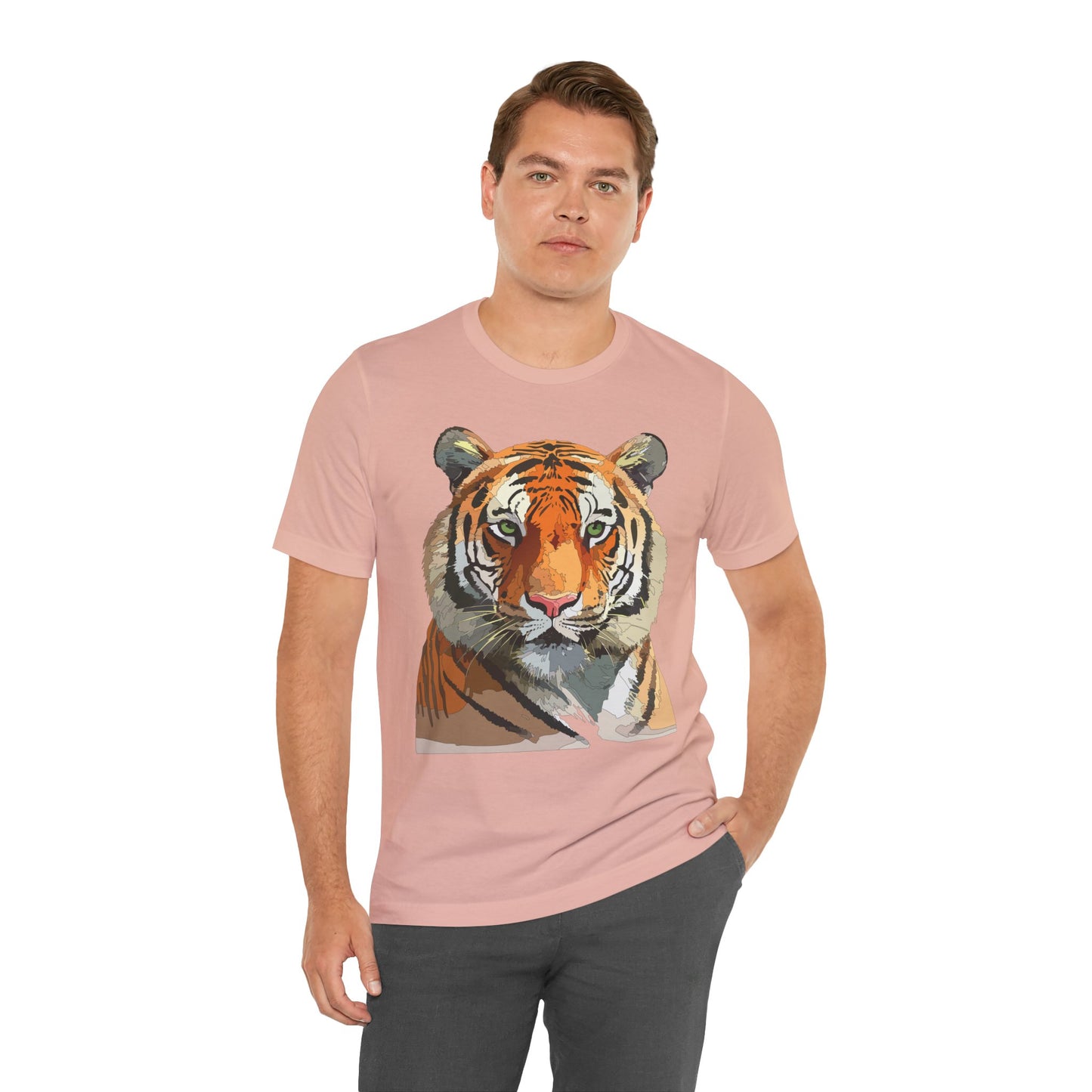 Unisex Animal Shirt, Tee Shirt with Animals, Art Design Tee Shirt, Wild Animals Shirt