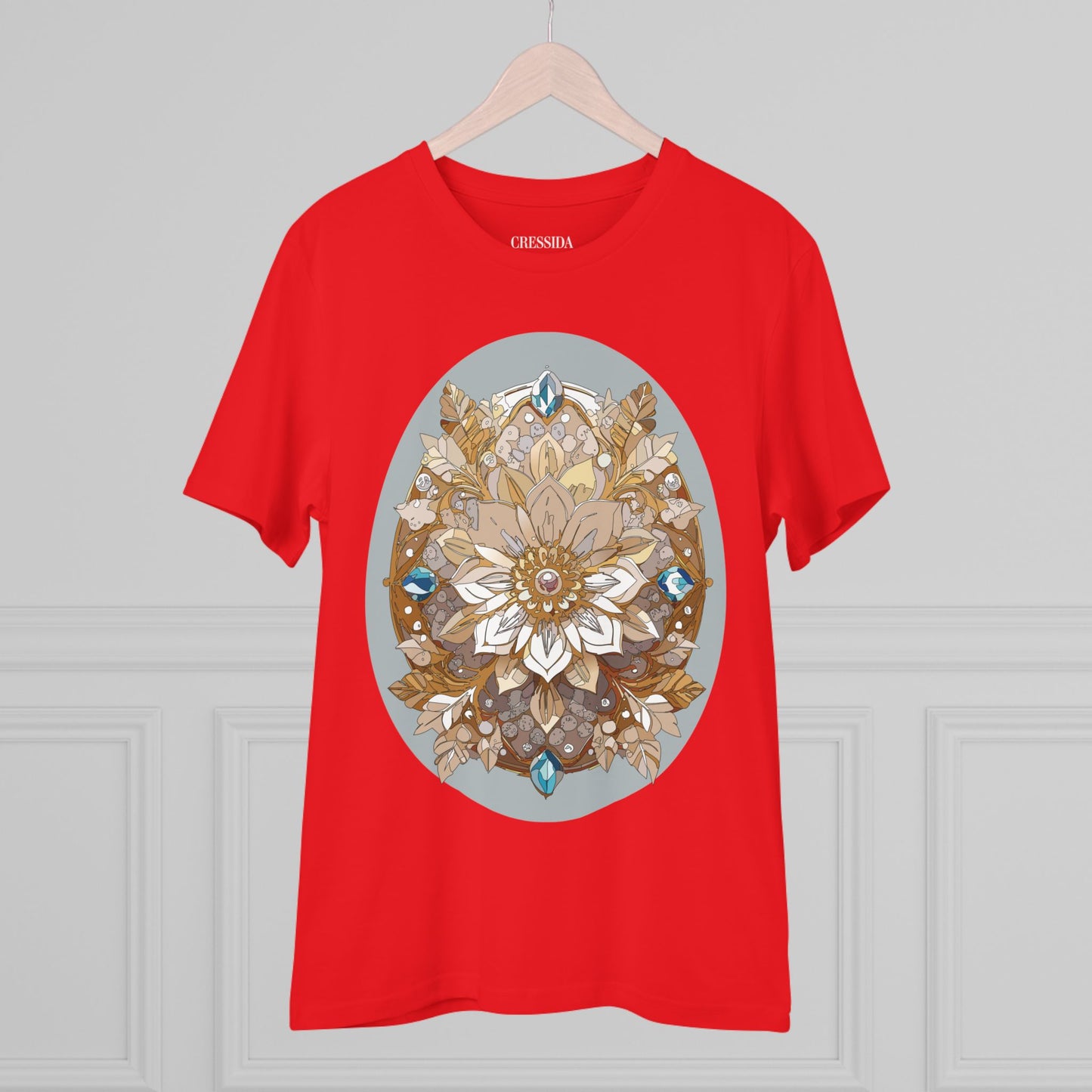 Organic T-shirt with Flower