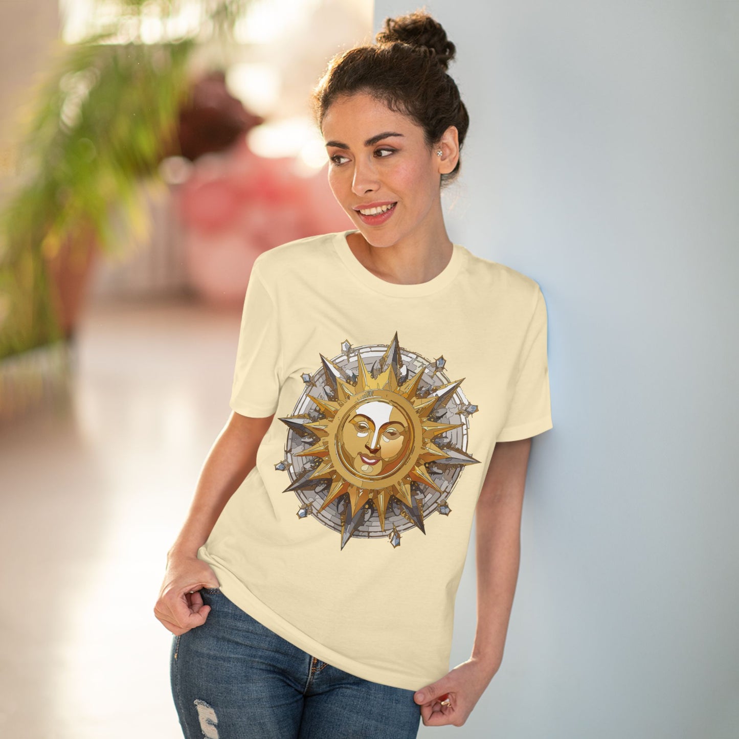 T-shirt bio avec soleil