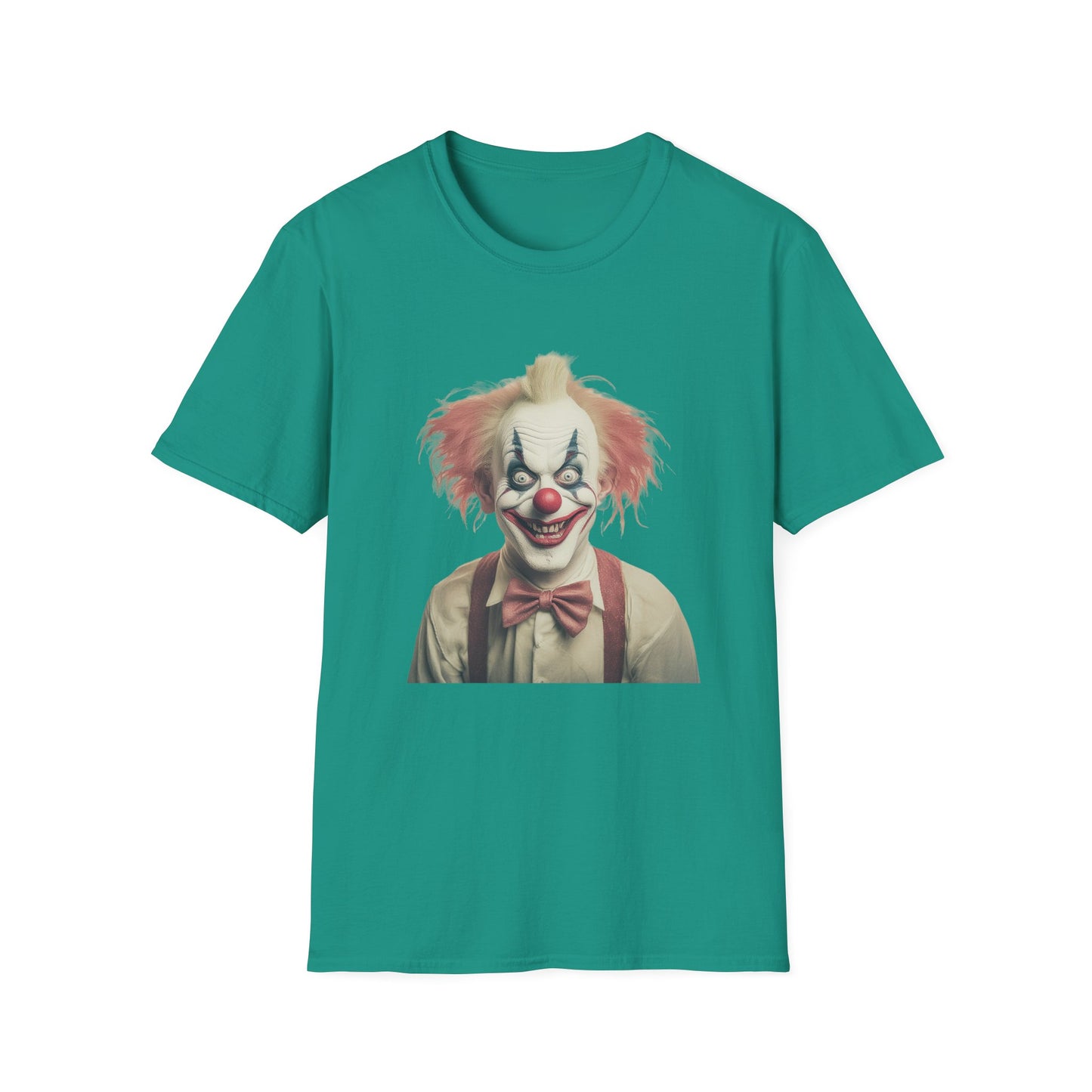 Clown Shirt, T Shirt with Clown, Funny Man Shirt, Tee Shirt with Funny Man, Circus Shirt, Shirt with Circus, Scary Man Shirt, Shirt with Scary Man