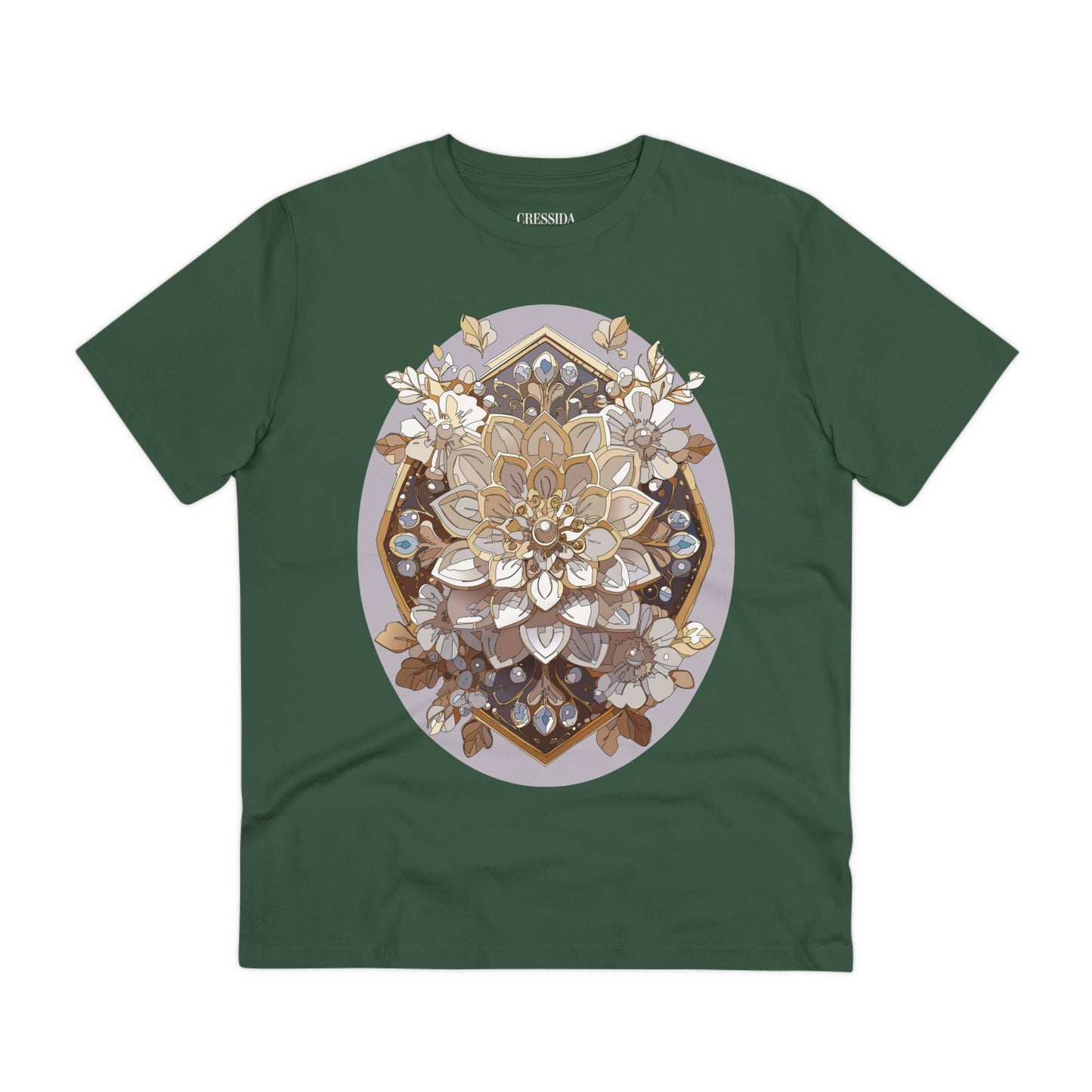 Organic T-shirt with Flower