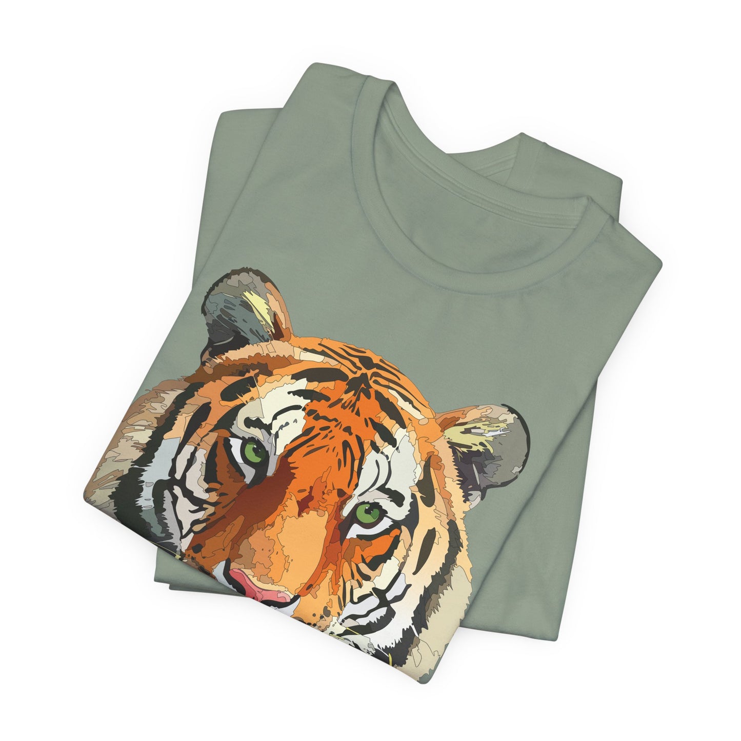 Unisex Animal Shirt, Tee Shirt with Animals, Art Design Tee Shirt, Wild Animals Shirt