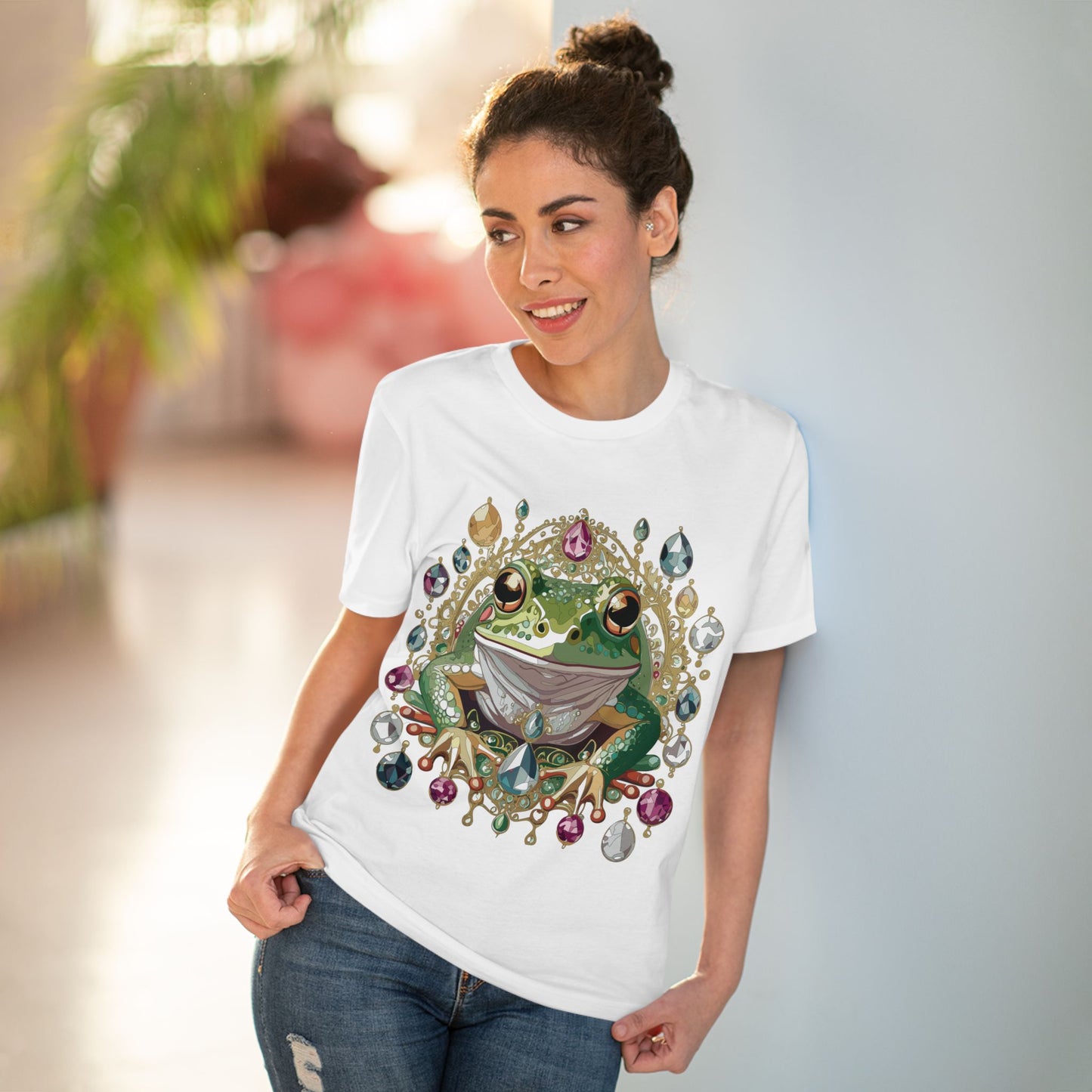 Organic T-shirt with Animals - Frog