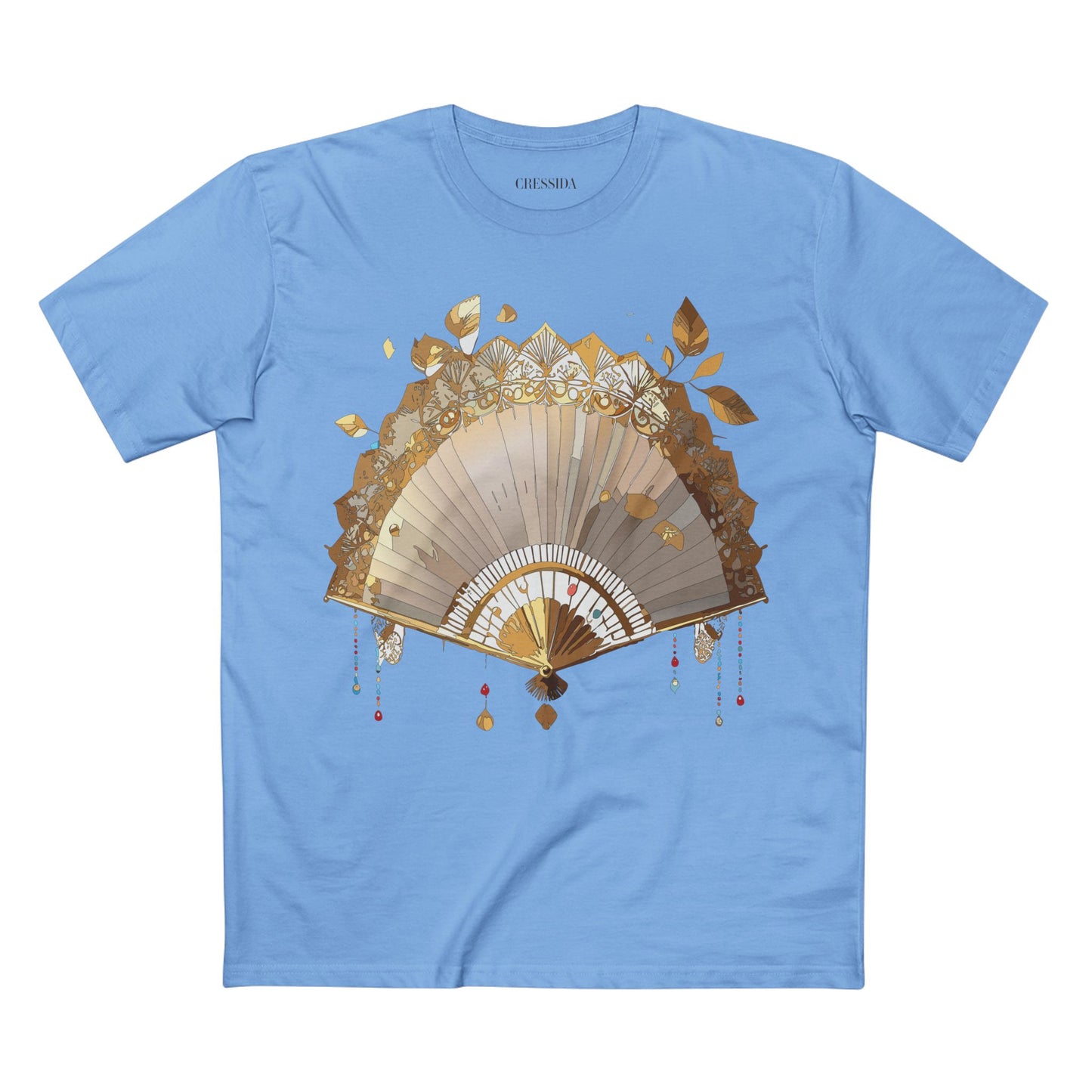 Fan shirt, Shirt with Fan, Tee Shirt with Antique Fan