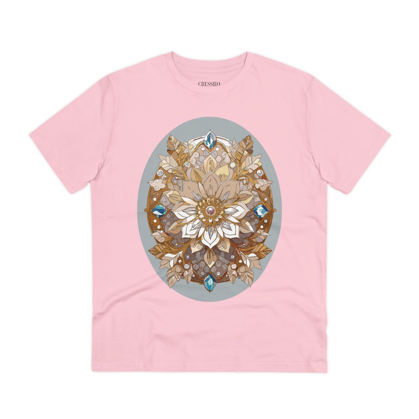 Organic T-shirt with Flower